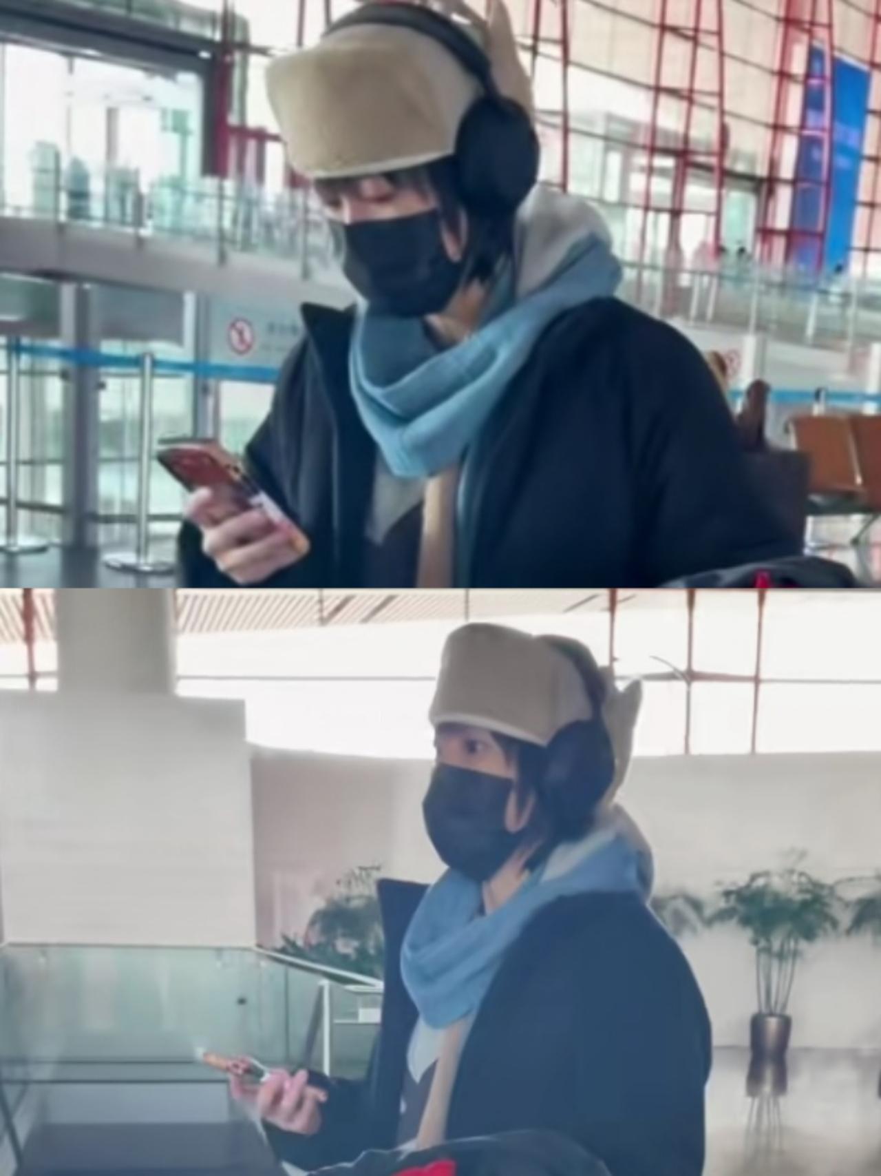 被窦靖童的雷锋帽吸引住了……

寒冷的冬天，像窦靖童这样戴上一顶雷锋帽，无论是走