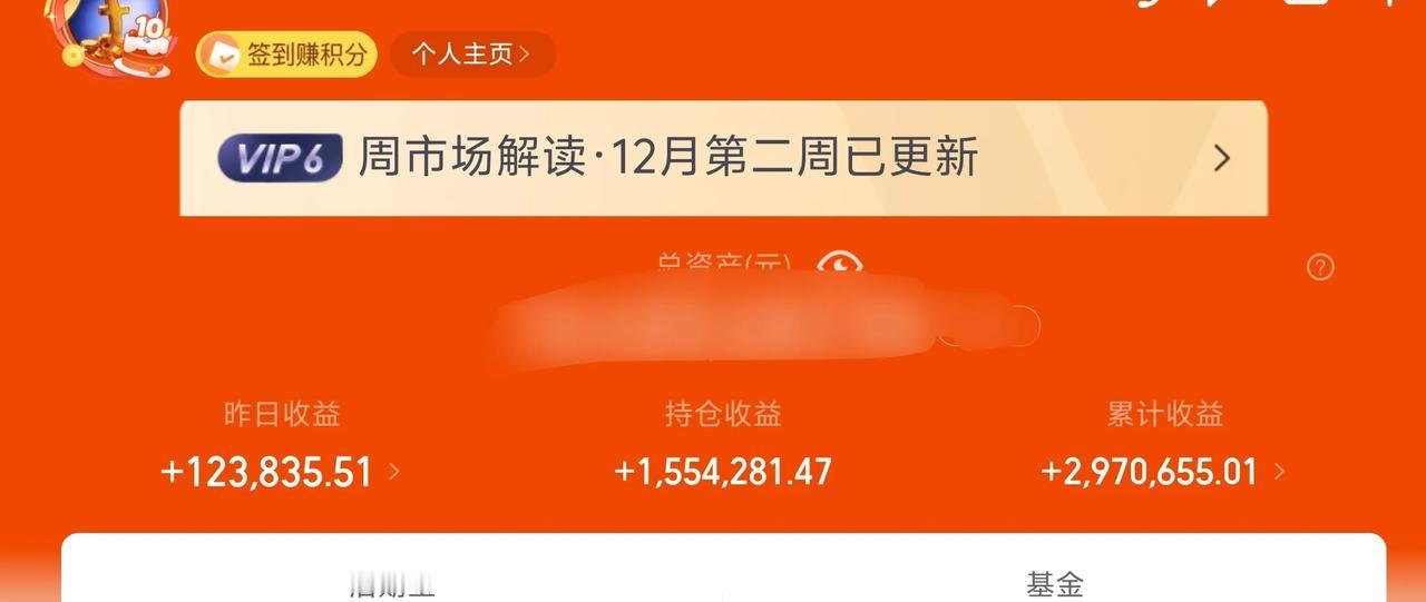 万日长投第2863天，昨天基金收益12.3W+。
对于今天的走势，一方面你可以说