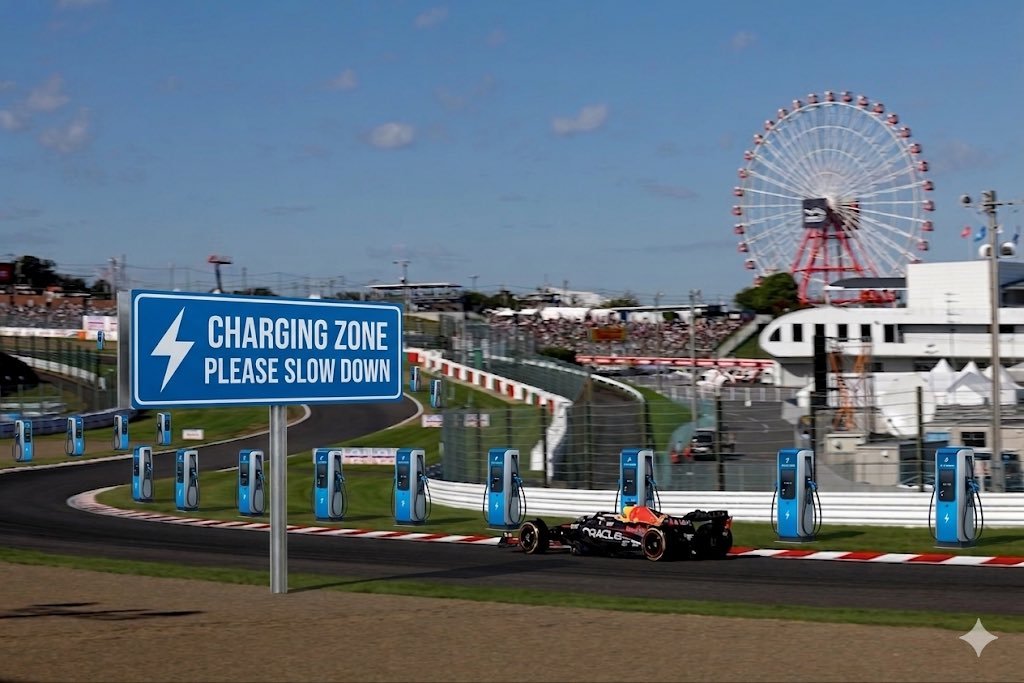 【搞笑】看来大家对“充电”🔋这事，确实并不买账充电桩都给安排明白了2026F1