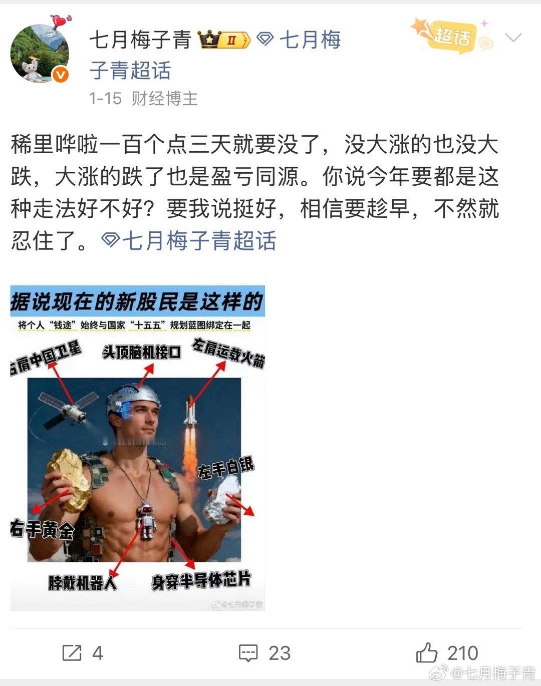 追高热点板块被套的要等过年的解放军了。打卡A股