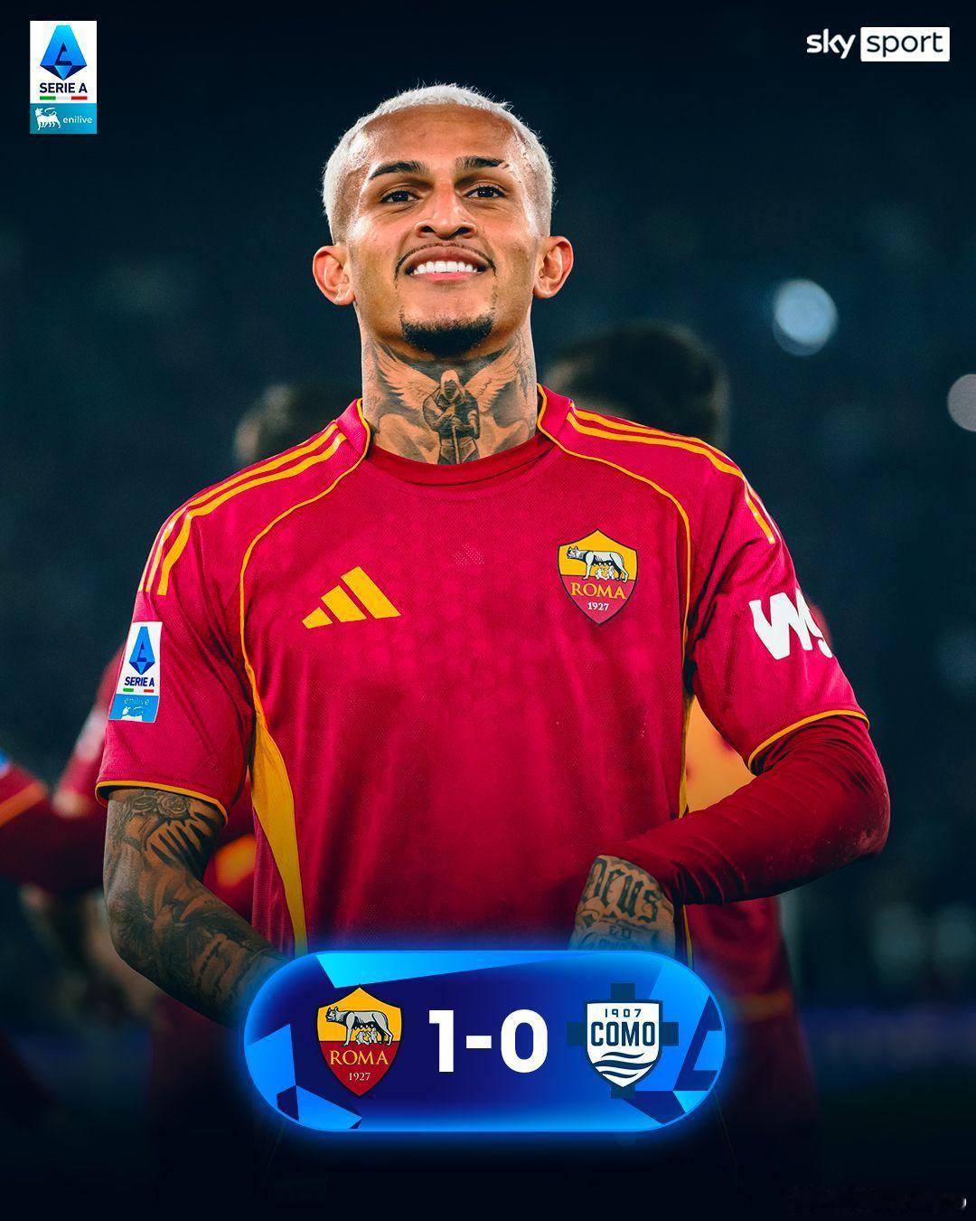 一觉醒来，罗马在主场小胜科莫，这样就让下一场你妇和罗马的比赛变得异常关键，如果输