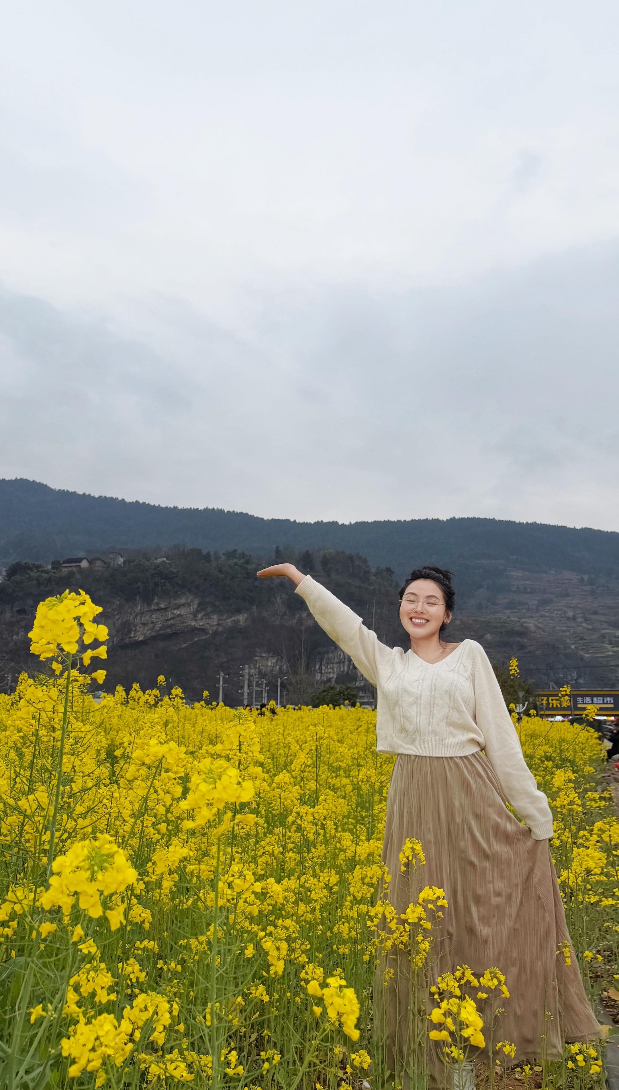 把烦恼埋进花海