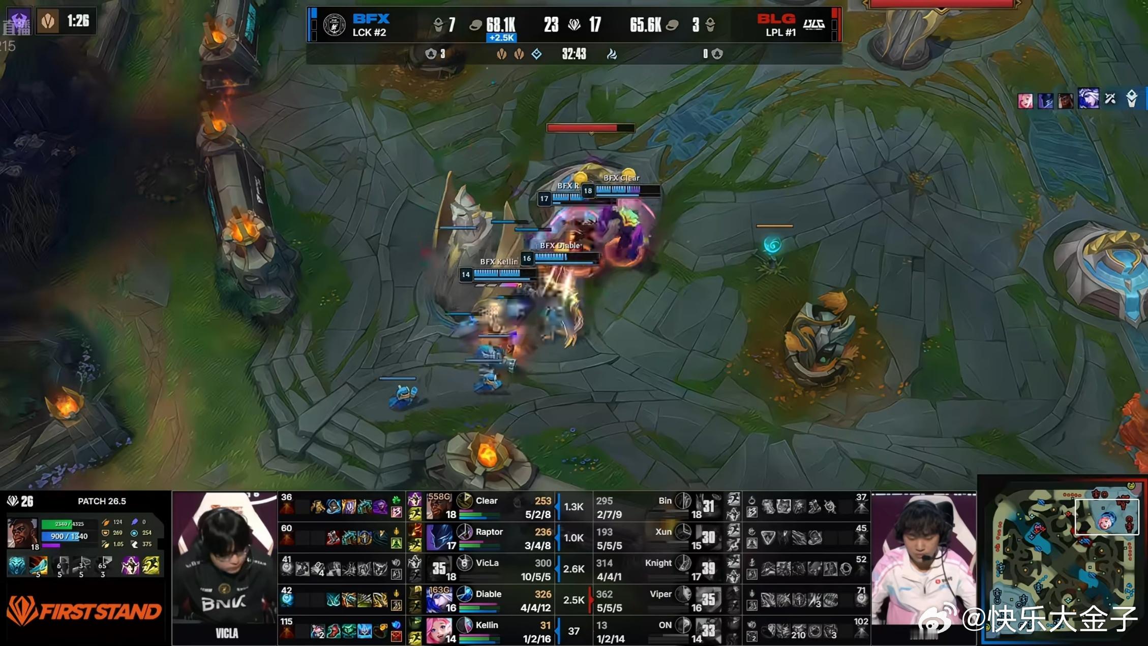 好无力，BFX连追两局2比1拿到赛点，我已经看力竭了第一把和第二把对线期怎么看都