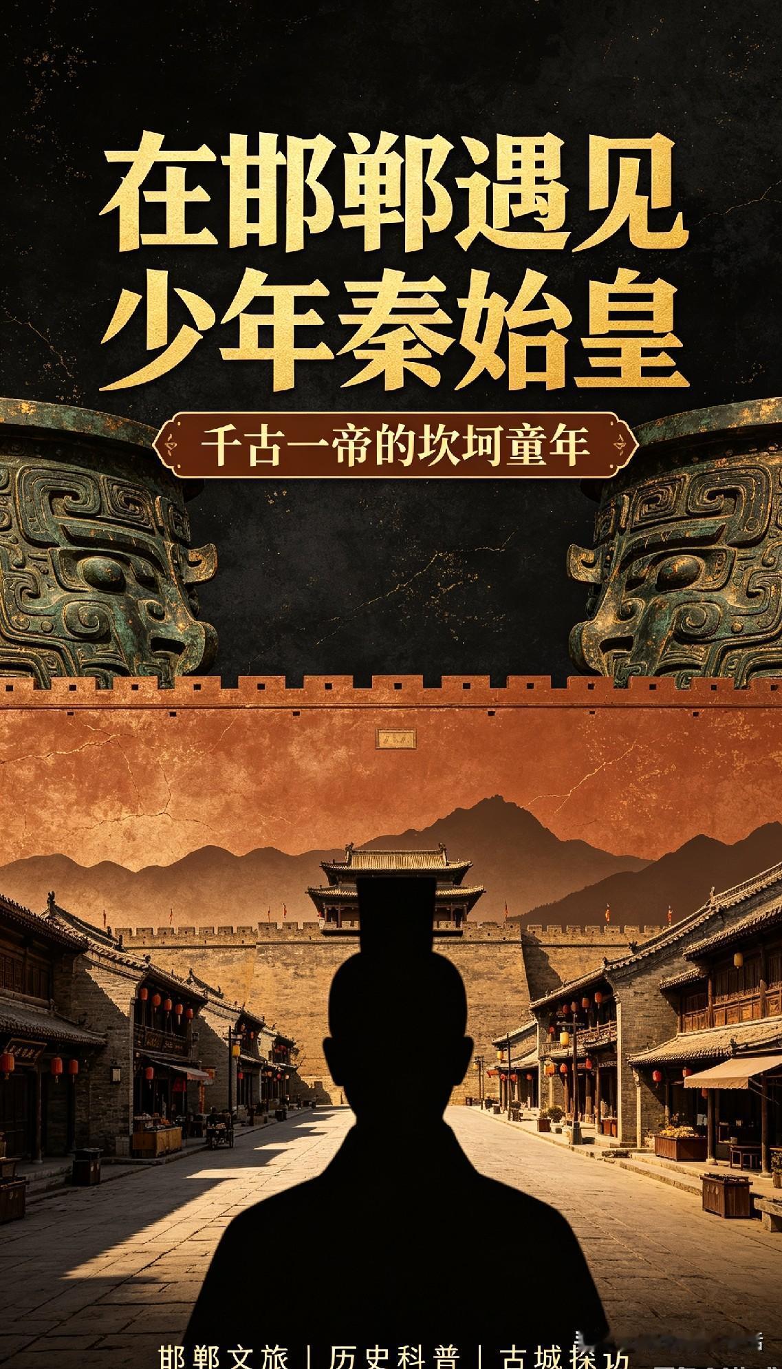 惊！于邯郸邂逅鲜为人知的少年秦始皇！
提及秦始皇，多数人脑海中浮现的是横扫六国的