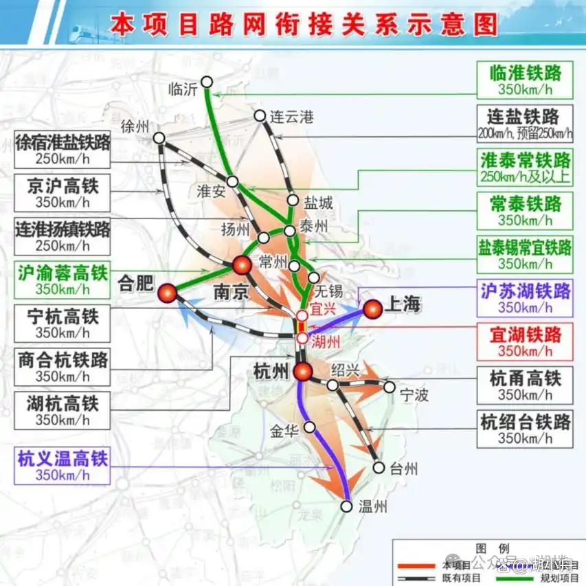 盐泰锡常宜高铁南延有最新消息。

6月5日湖州市轨道交通建设管理服务中心发布了一