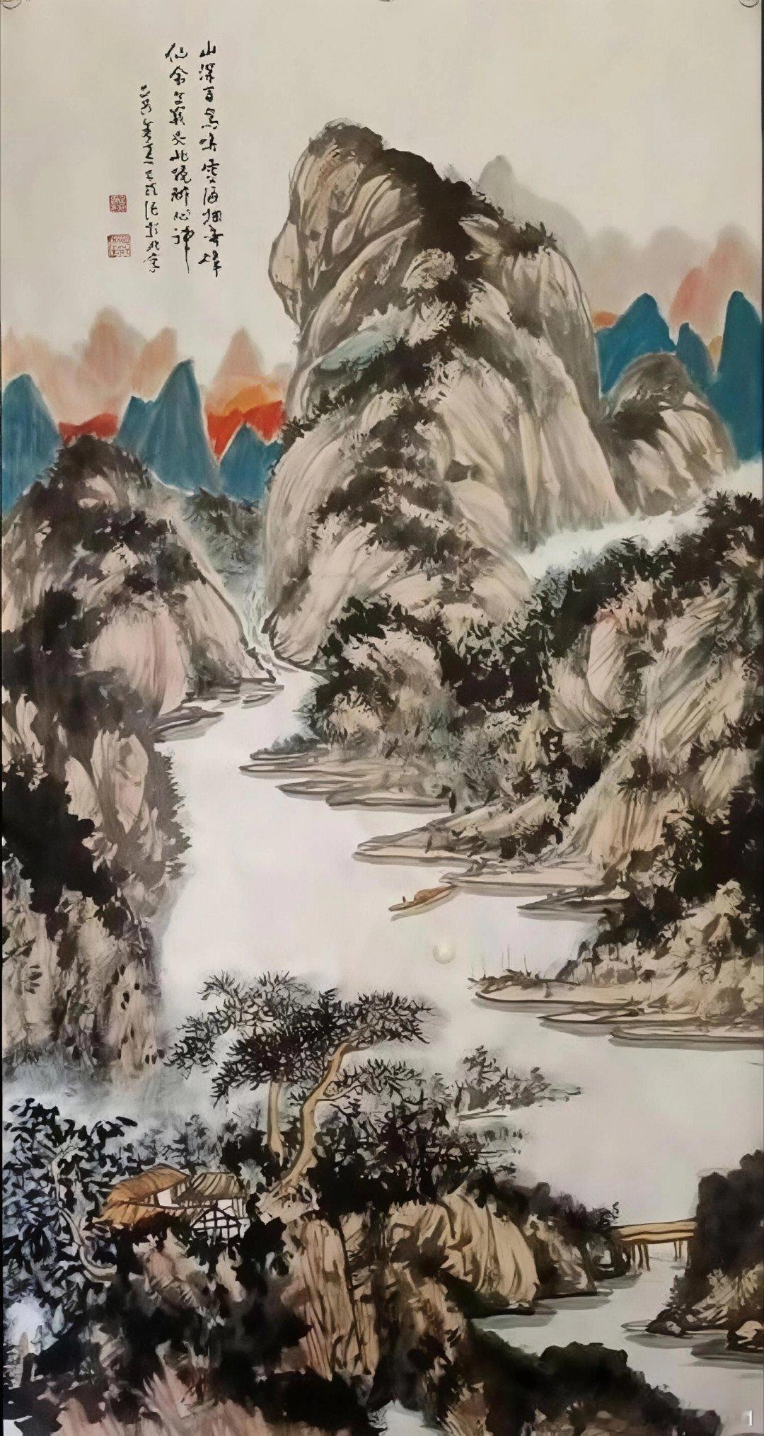 名家作品友情代理推荐分享【黄式强】国家文化部人才艺术中心一级美术师，中国管理科学