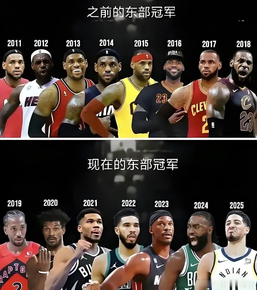 伟大无需多言。八年总决赛，从热火到骑士，每一年都有人说不行了，每一年都打回去。如