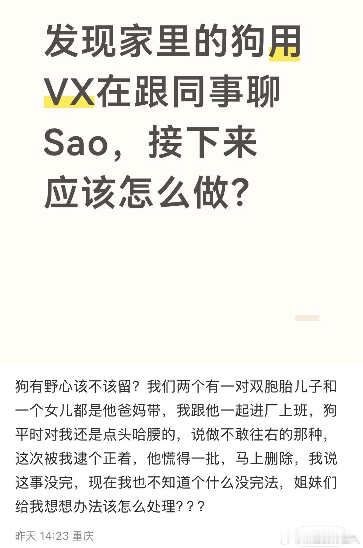 国产浪漫 我还是太猎奇了…看标题以为是真的狗…正准备看狗怎么打的字来着 