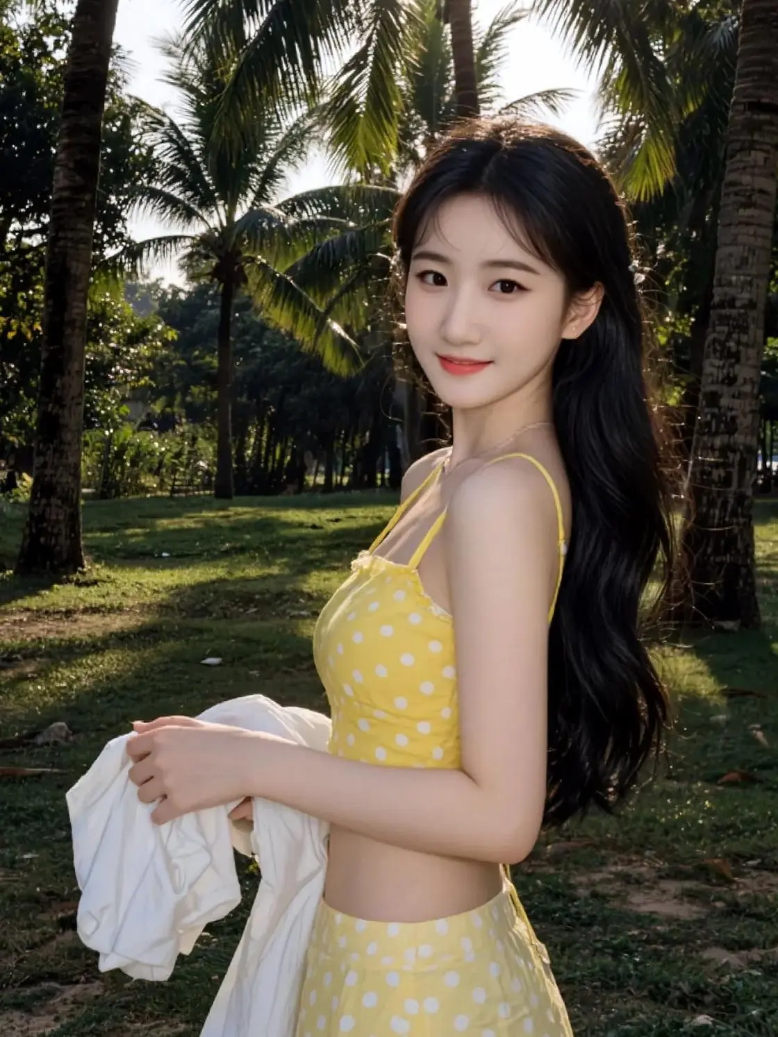 AI热带风情写真 ai创作