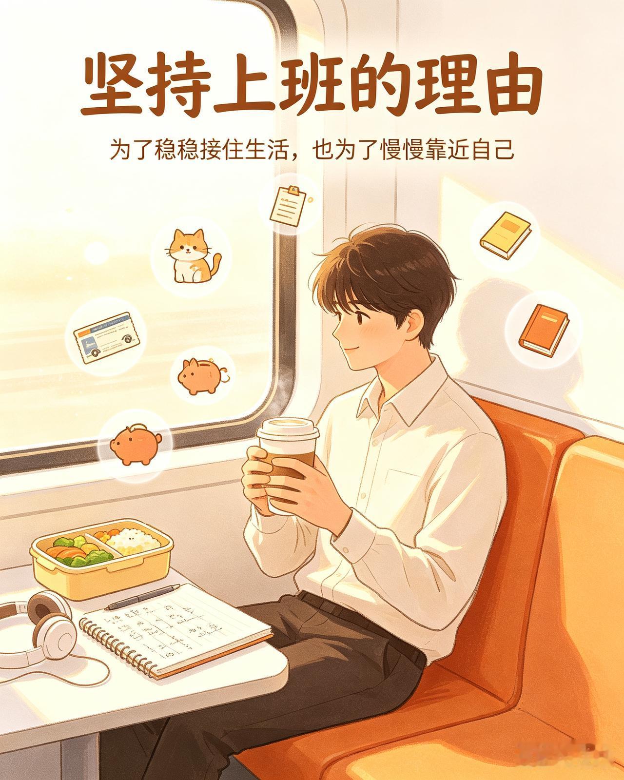 让我坚持上班的理由是什么呢？
 
很多时候坚持上班，并不是热爱工作本身，而是藏在