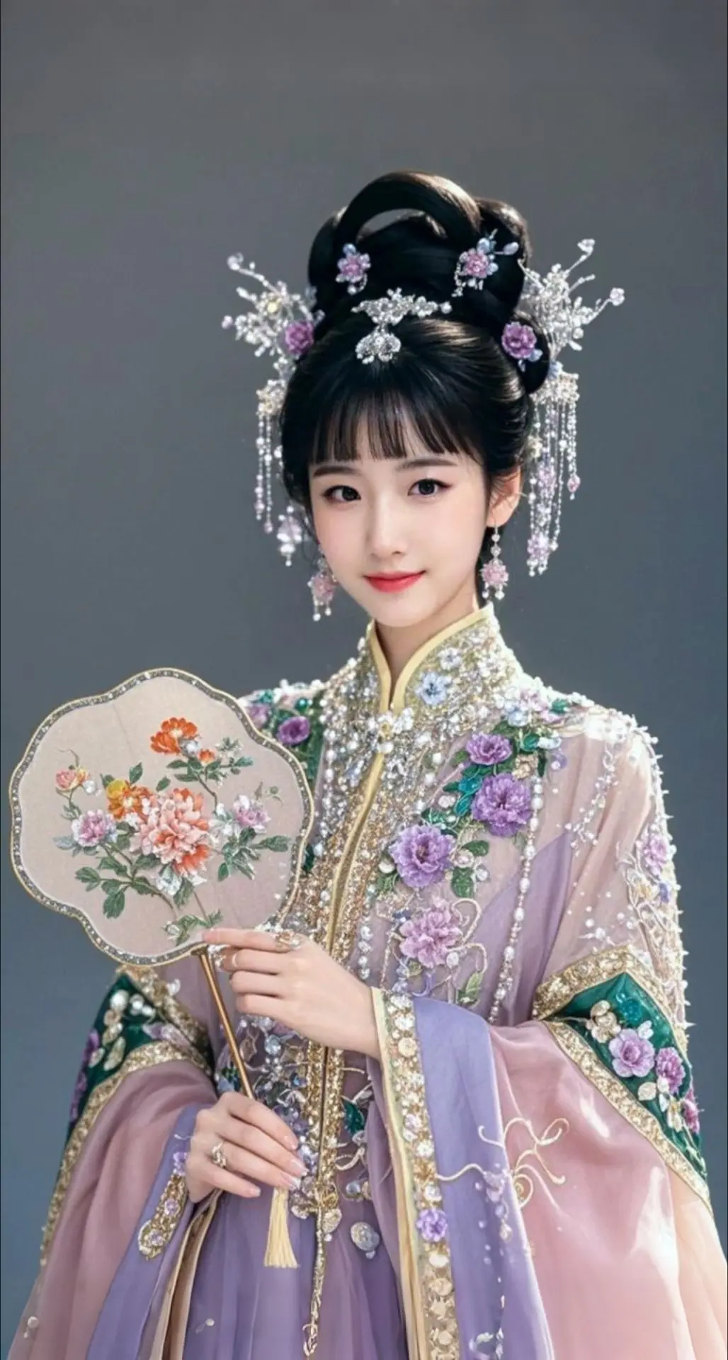 AI扩图 AI华裳佳人