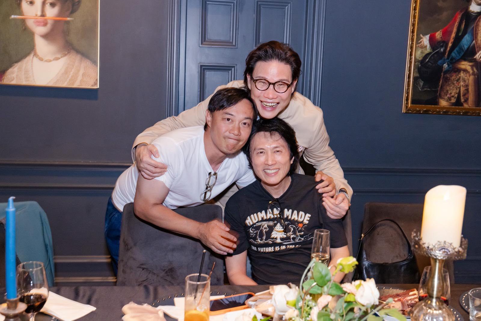 陈奕迅、黄子华和苏永康。 