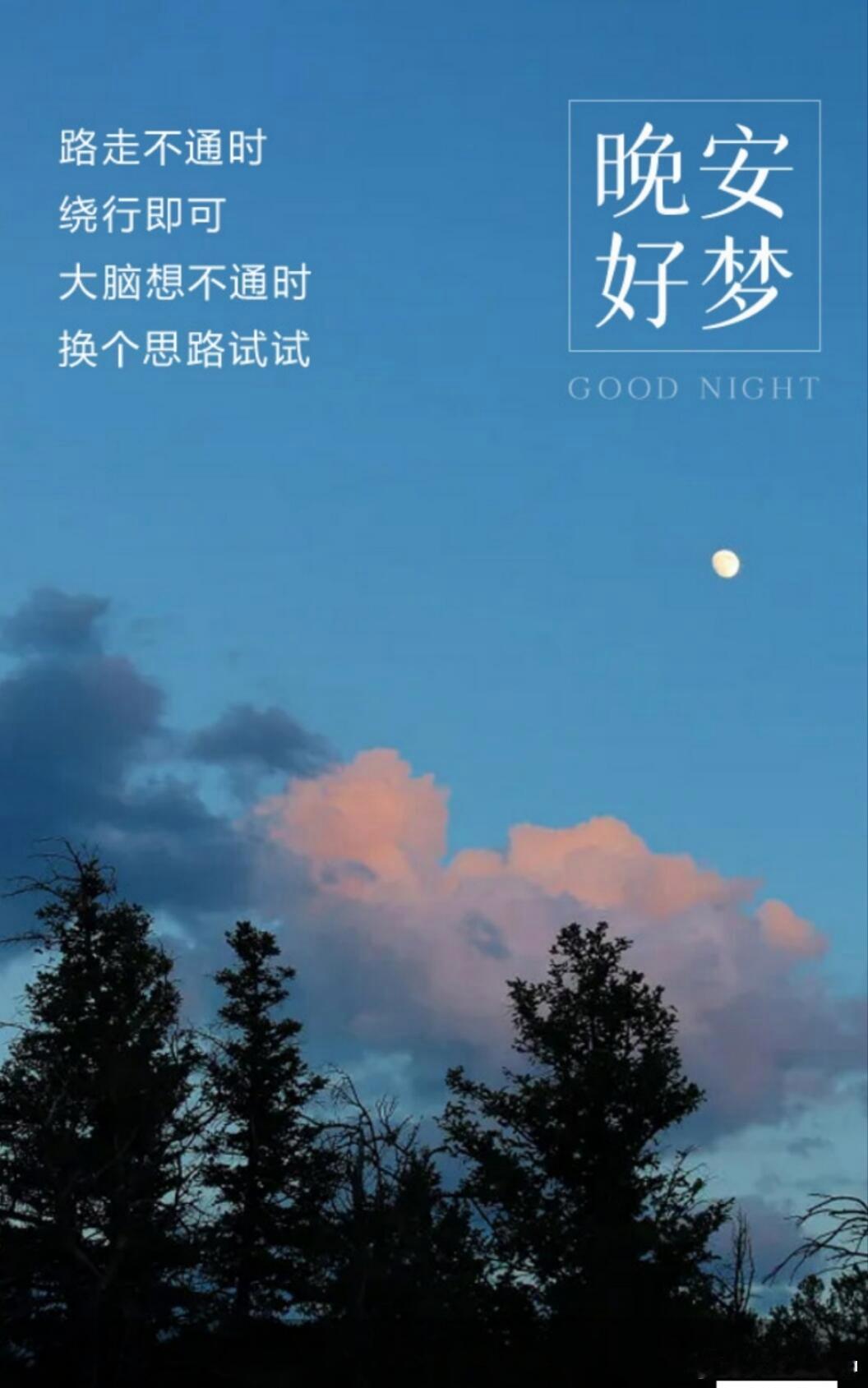 晚安 夜色温柔落幕，白日的奔波与忙碌悄然收尾。生活本就是一半烟火劳碌，一半静谧安