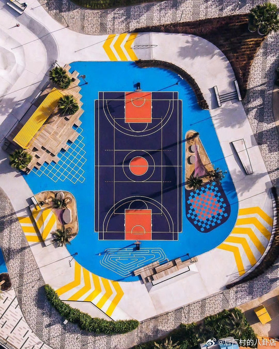 最美不过球场，看完想打球系！ 🏀  cr：篮球热点 