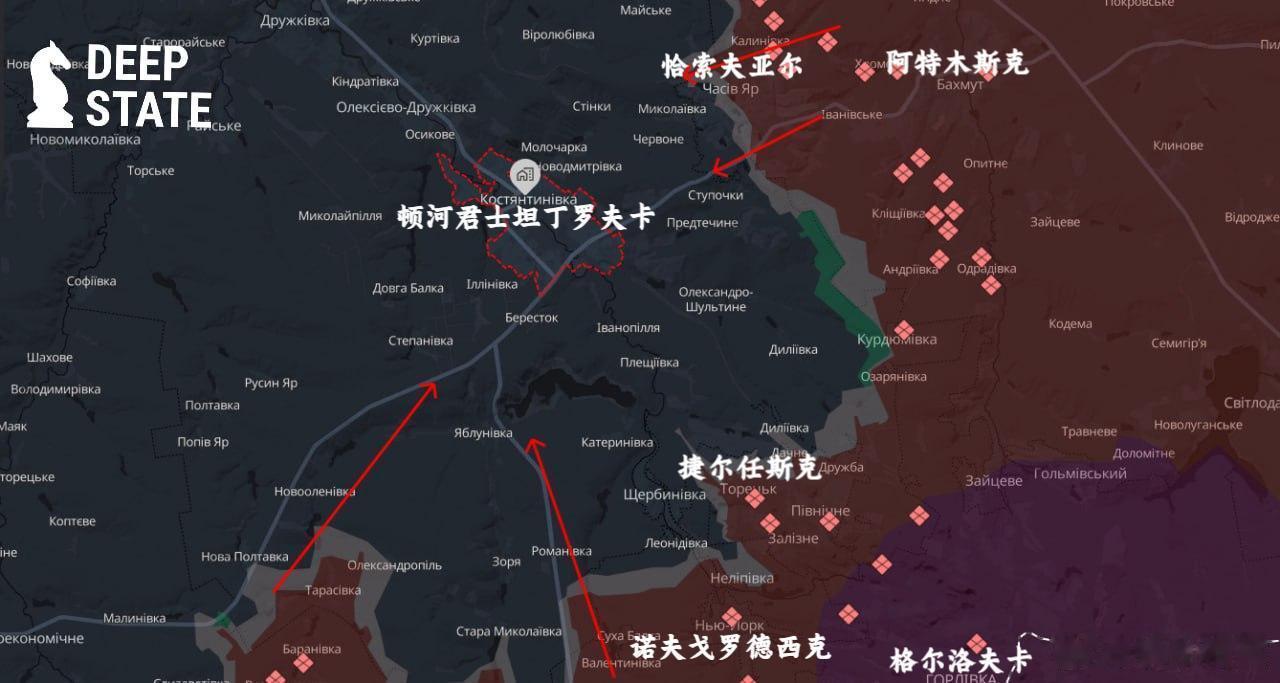 顿河君士坦丁罗夫卡周边压力急剧增加。近期，敌军加强了该方向的攻势，特别是光纤FP
