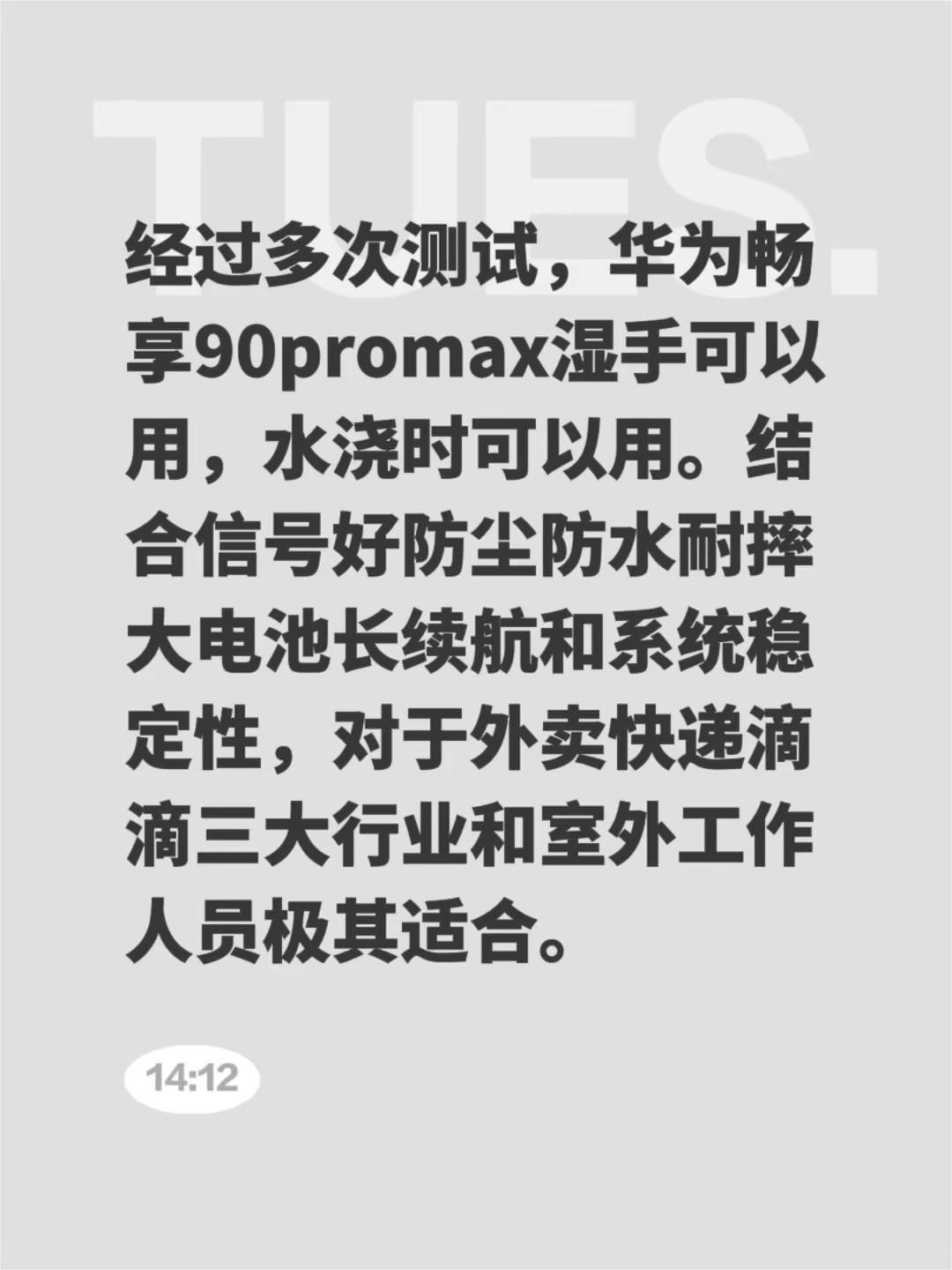 华为华为畅享 90 Pro Max，不到适合学生党老人预算低的人，对于多个职业人