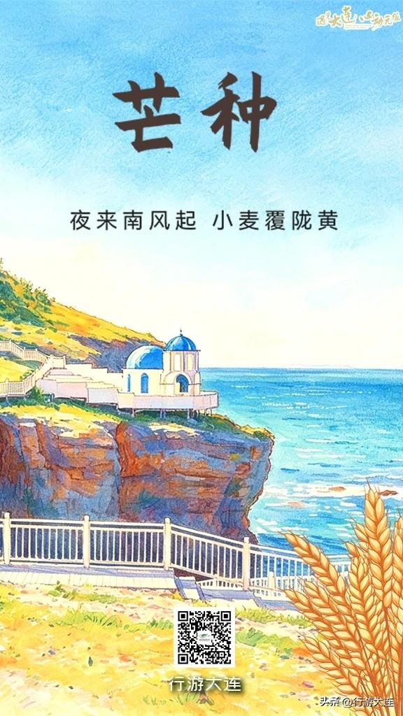 大连二十四节气·芒种丨风起沧海，夏满滨城

芒种至，仲夏始
风带着海的气息
吹过