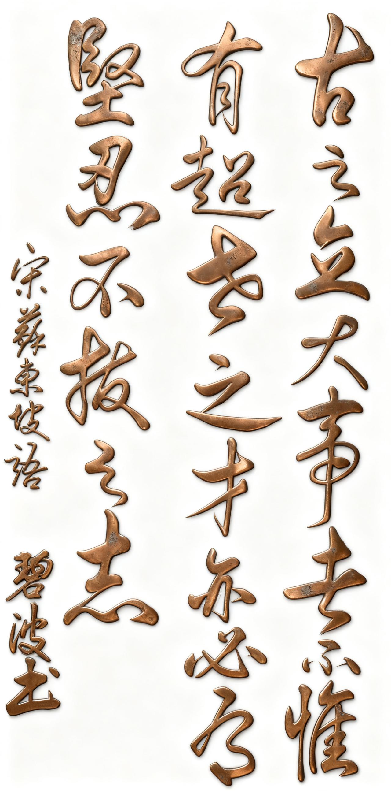 昨晚写了苏东坡语:  
"古之立大事者，不惟有超世之才，亦必有坚忍不拔之志。"