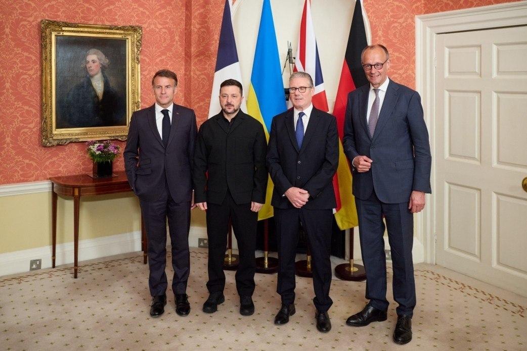 乌克兰、英国、法国和德国就可持续和平的五项条件达成一致
在伦敦举行的一次会议后，