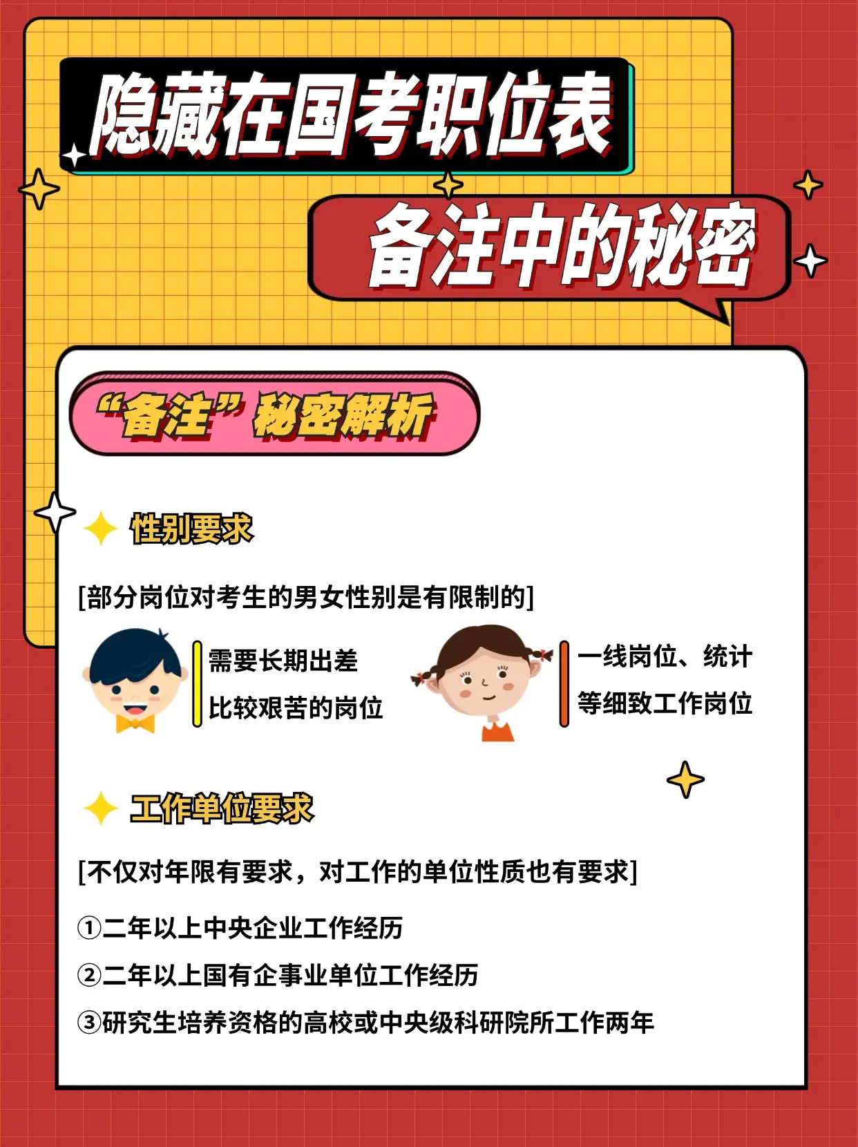 国考备注的这些“秘密”，你读懂了吗？