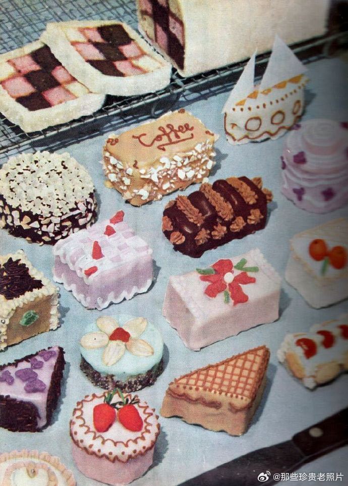 上世纪中期的甜品 