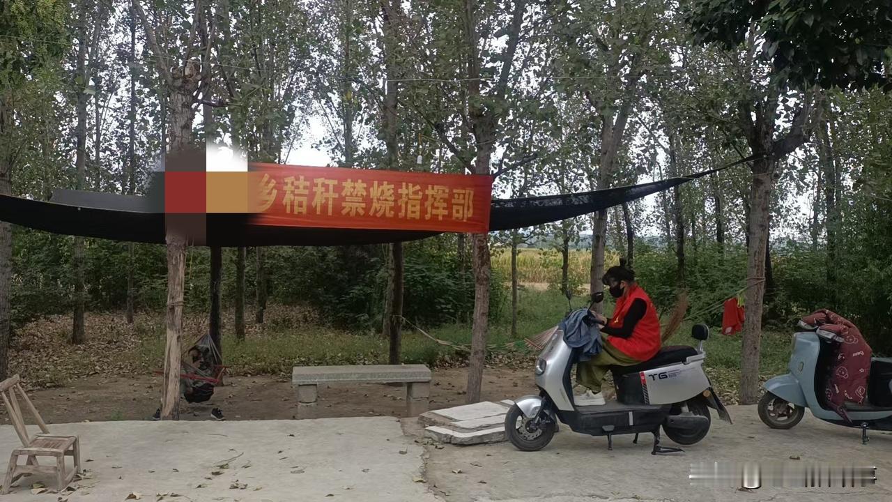 又到一年秋收季，农村为禁烧秸秆儿，成立了禁烧秸秆指挥部，对田间地头焚烧秸秆零容忍