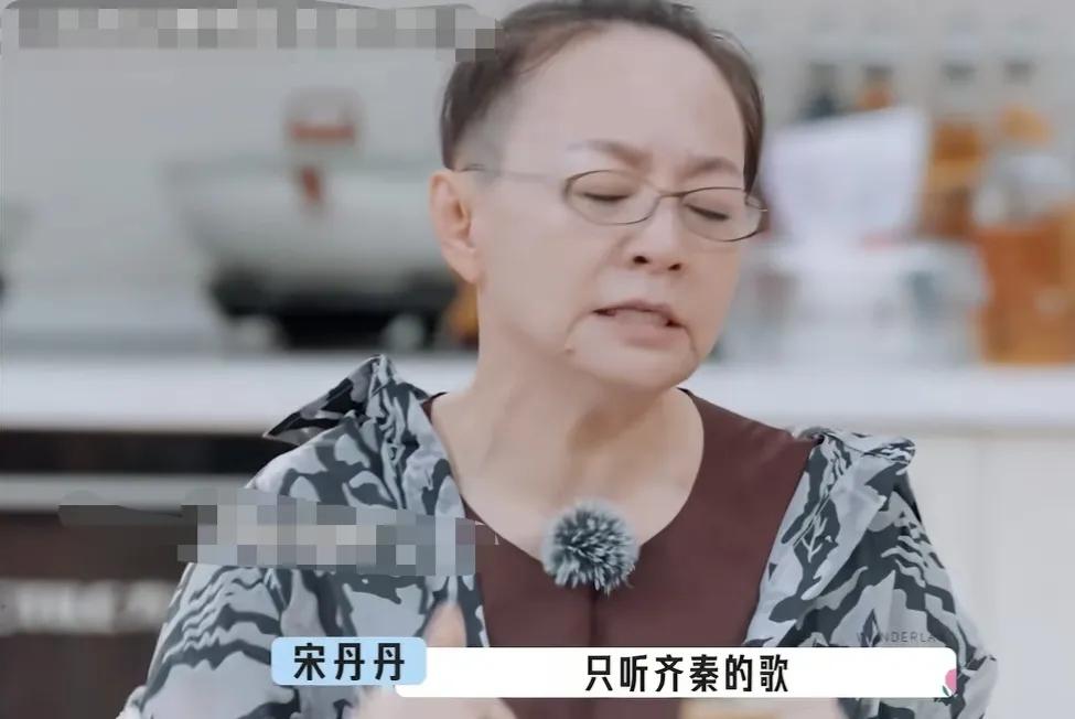 宋丹丹：“我在二十岁左右的时候，只听齐秦的歌，然后我生完儿子，不到一年我还很胖，