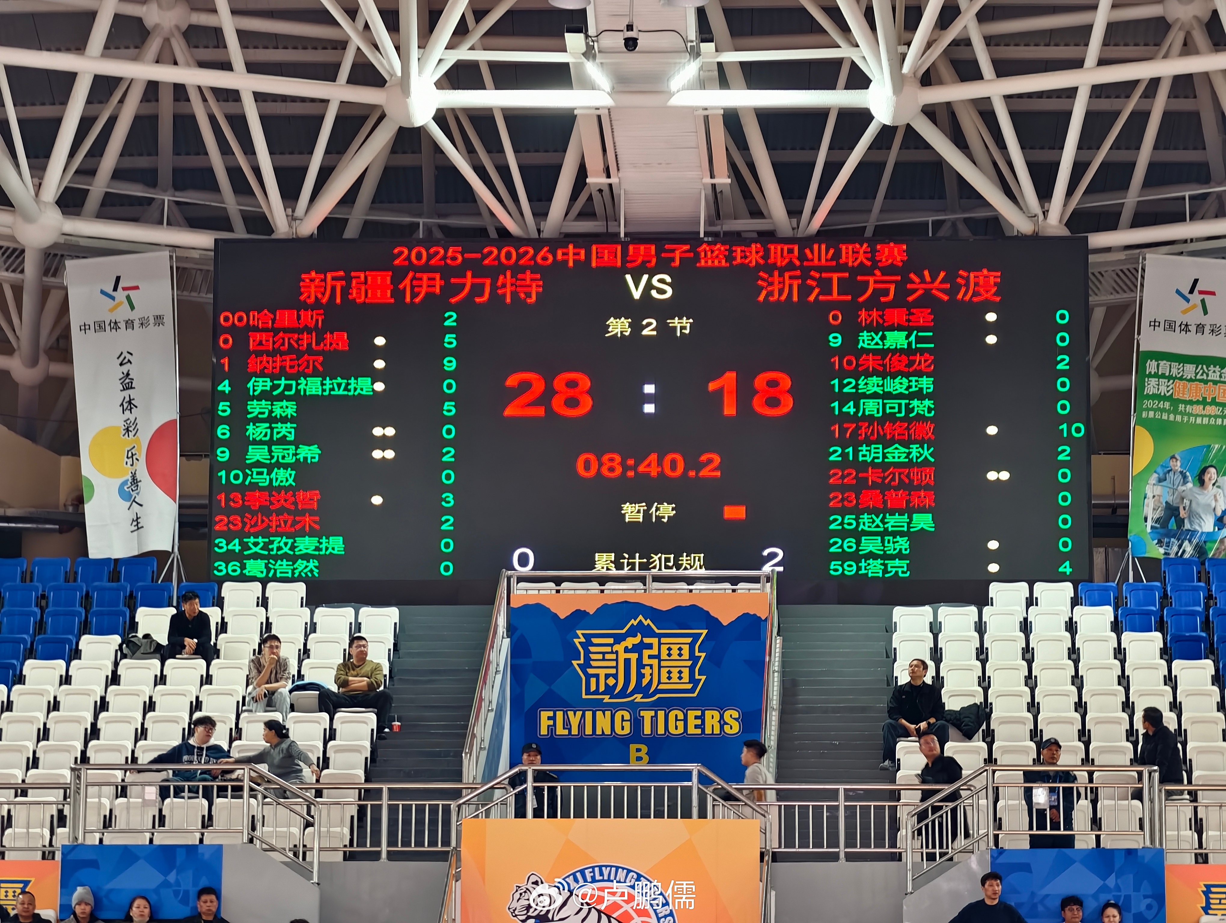 28–18！不错的开局！对手可是卫冕冠军！cba新疆男篮小卢篮球世界 乌鲁木齐·