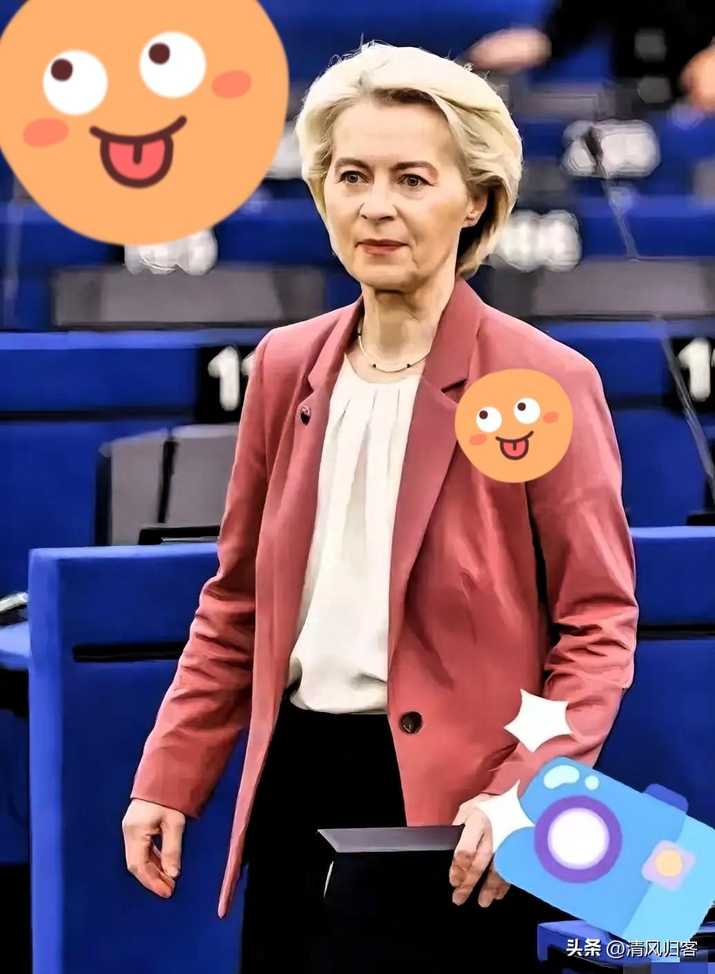 就在刚刚！
10月23日，欧盟委员会主席冯德莱恩在网上宣布，欧盟通过了第19轮对