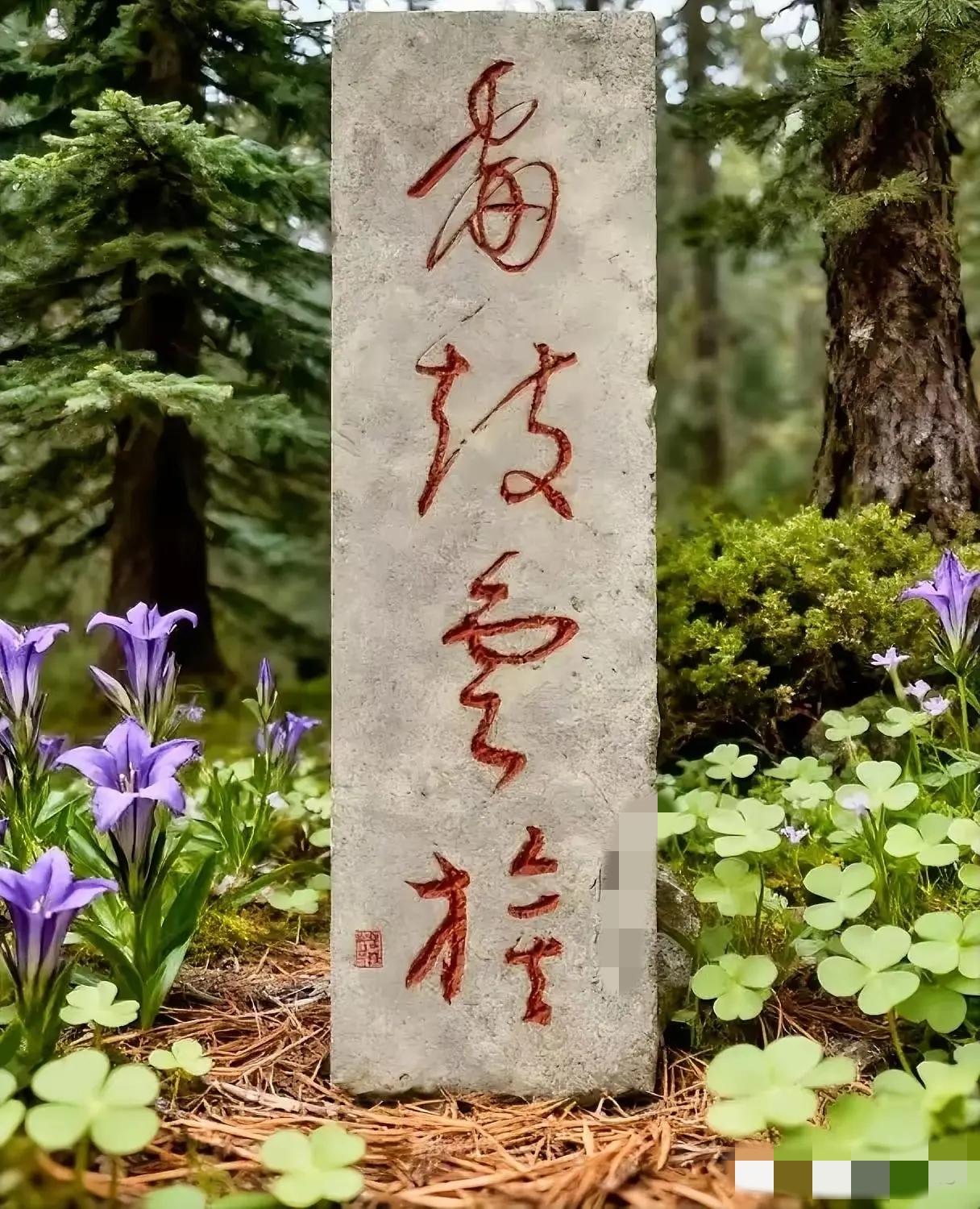 我敢说，能认出这四个字的人，绝对是书法高手。