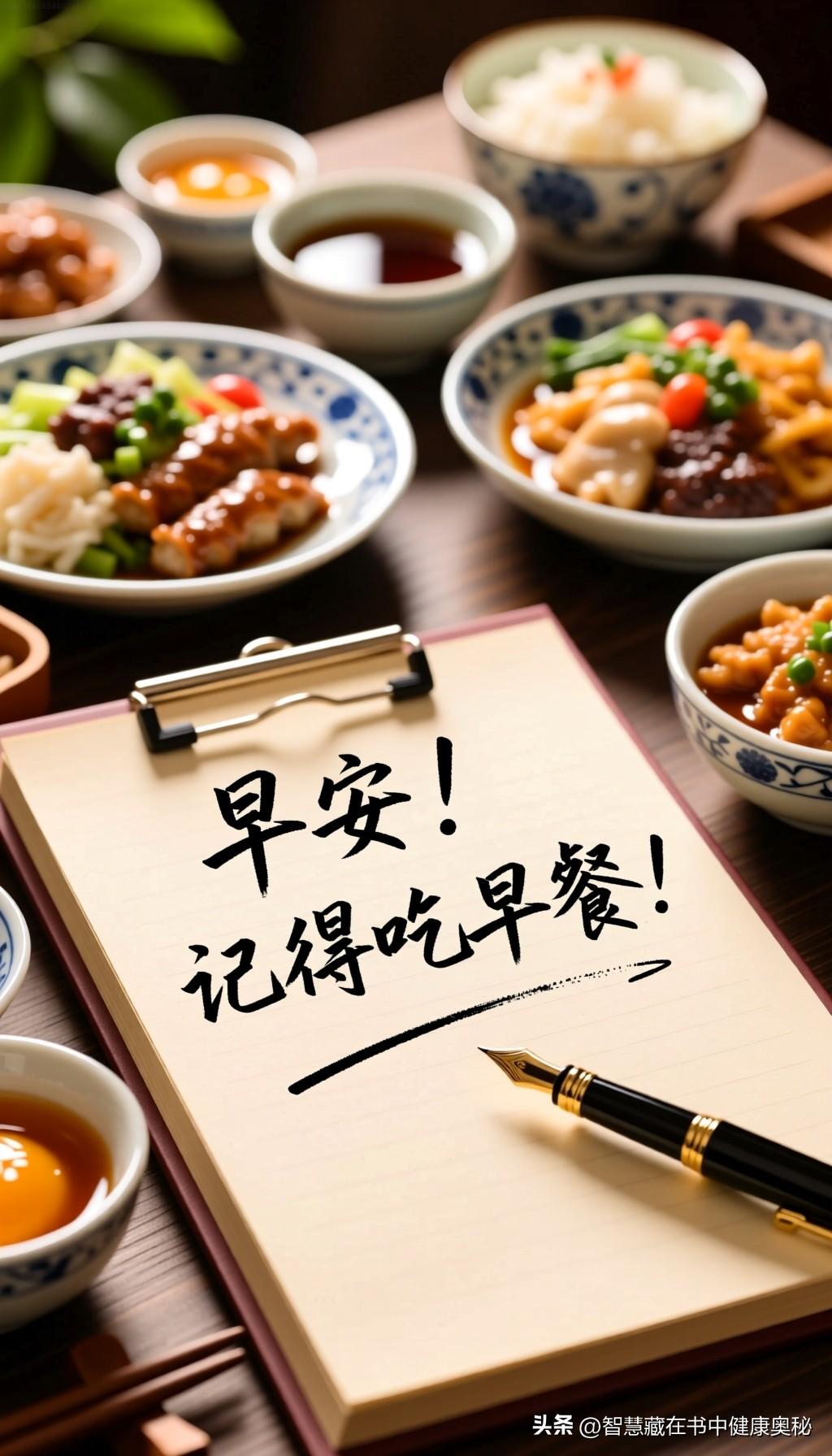 早安！好好吃早餐，善待自己！多年后，你会感谢自己的！
清晨的第一缕阳光洒进窗台，