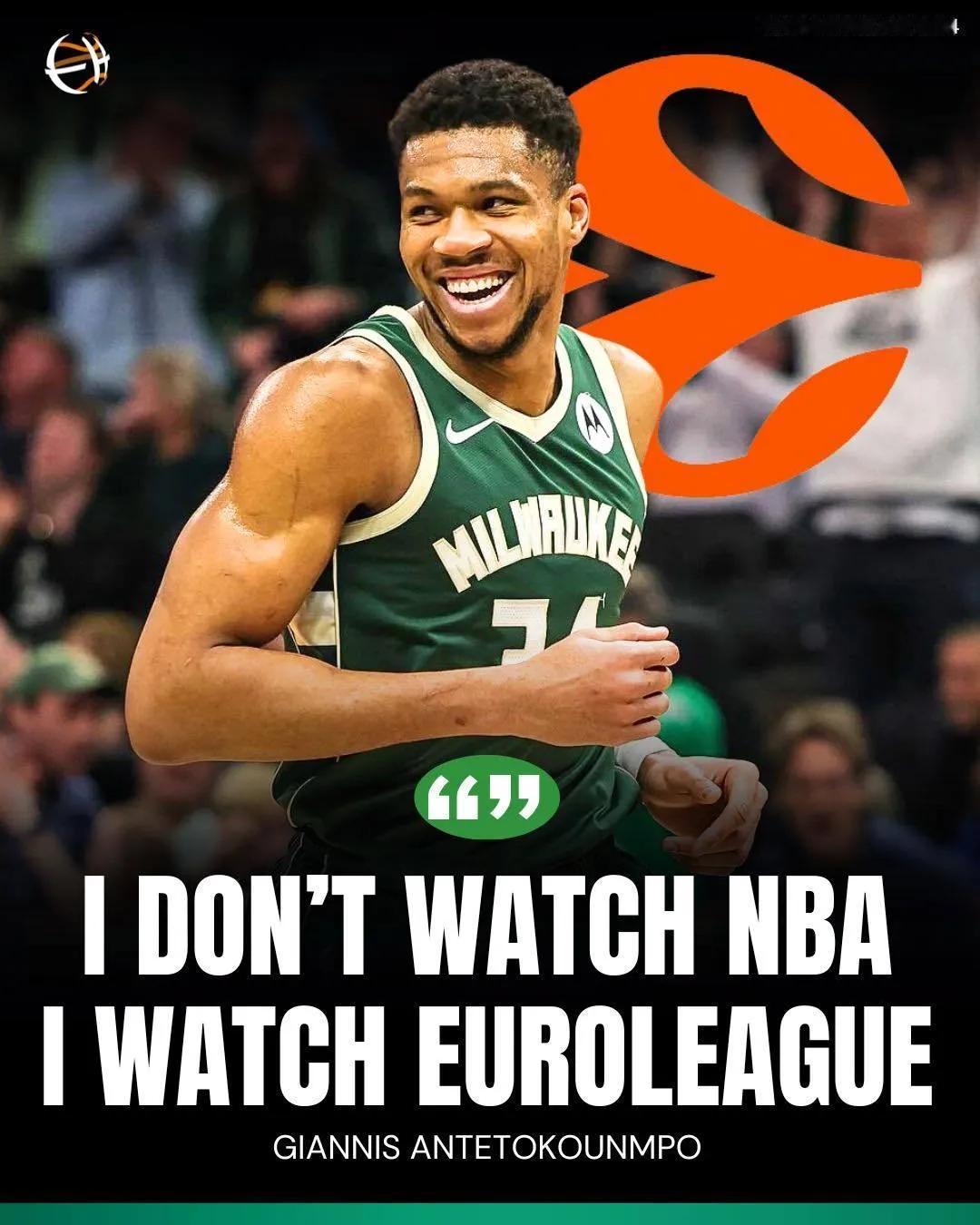 字母哥说他不看NBA看欧洲联赛 ​​​
那欧洲联赛球员技术水平确实高
建立在身体