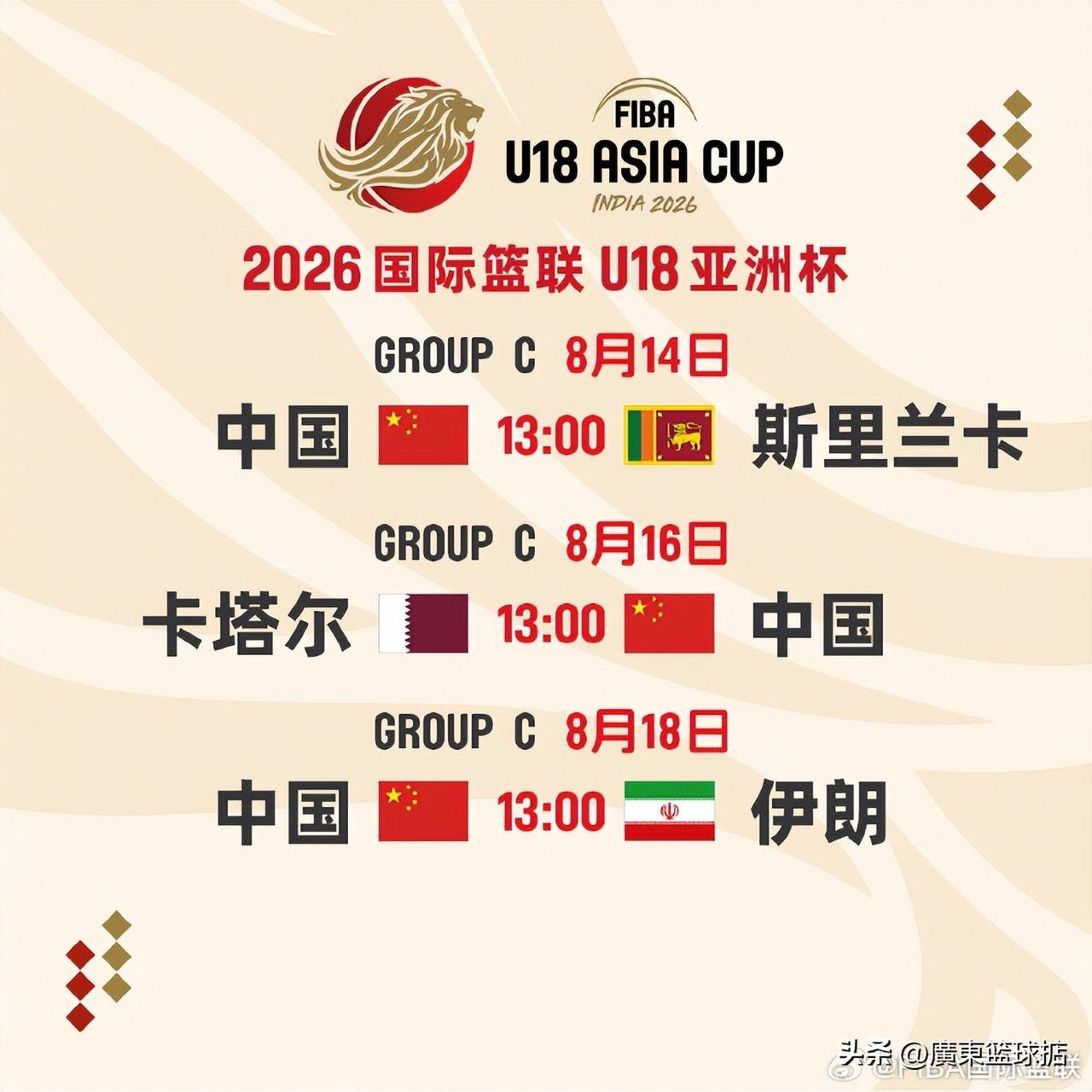 U18男篮亚洲杯，国青103：55大胜斯里兰卡，一个数据比较尴尬，陈昱休登场19