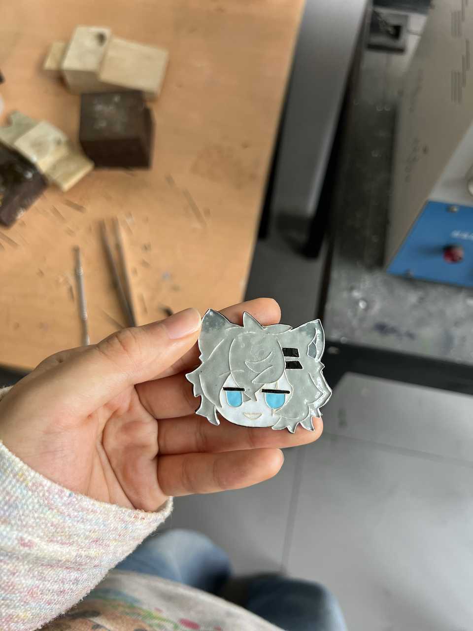 海苔饭团烤制中（是缟纻砖业课作业 遂夹带私货