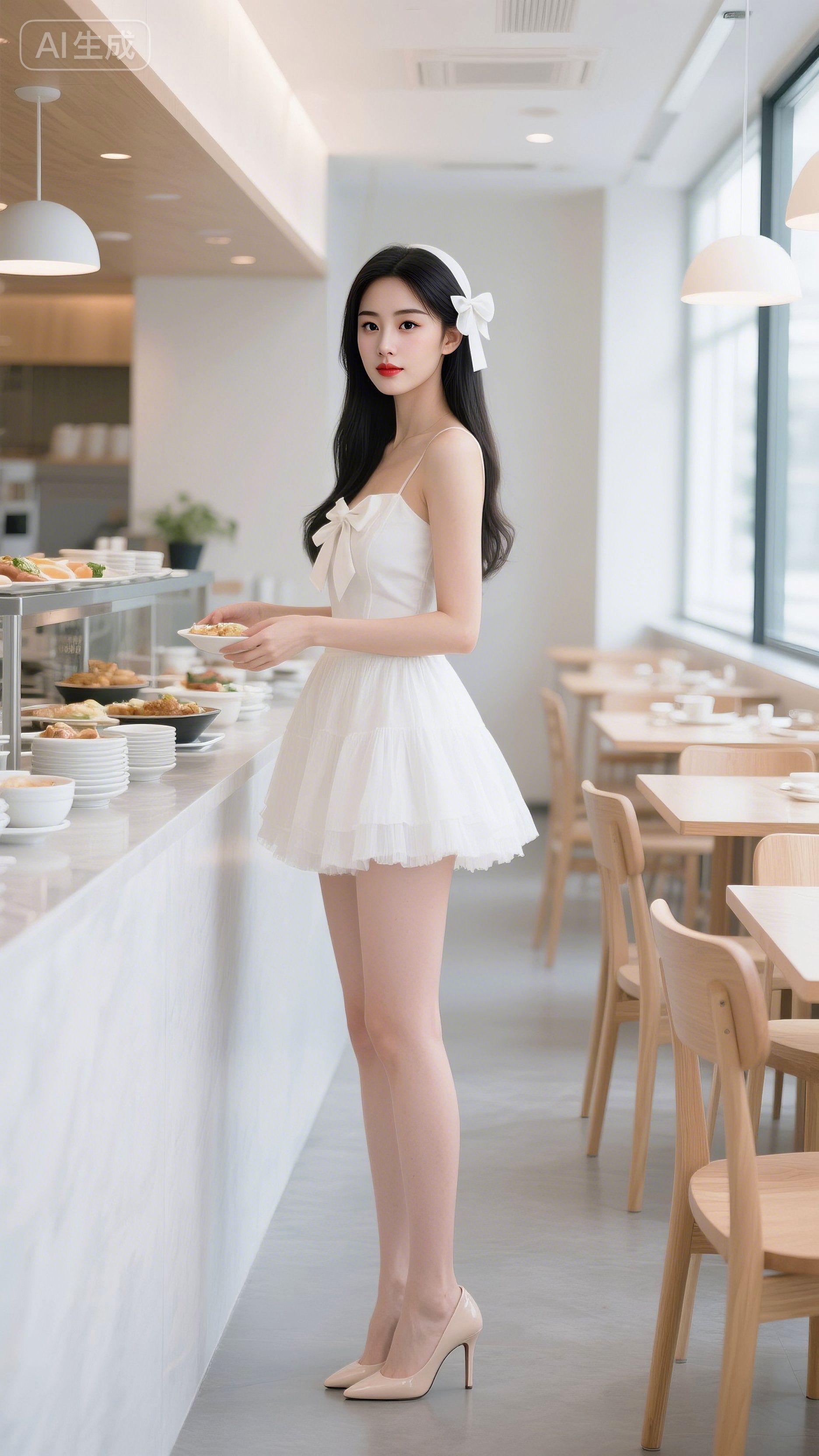 谁说公主裙只能在童话里？👑 这件白色吊带纱裙把纯欲和甜美融合得刚刚好...