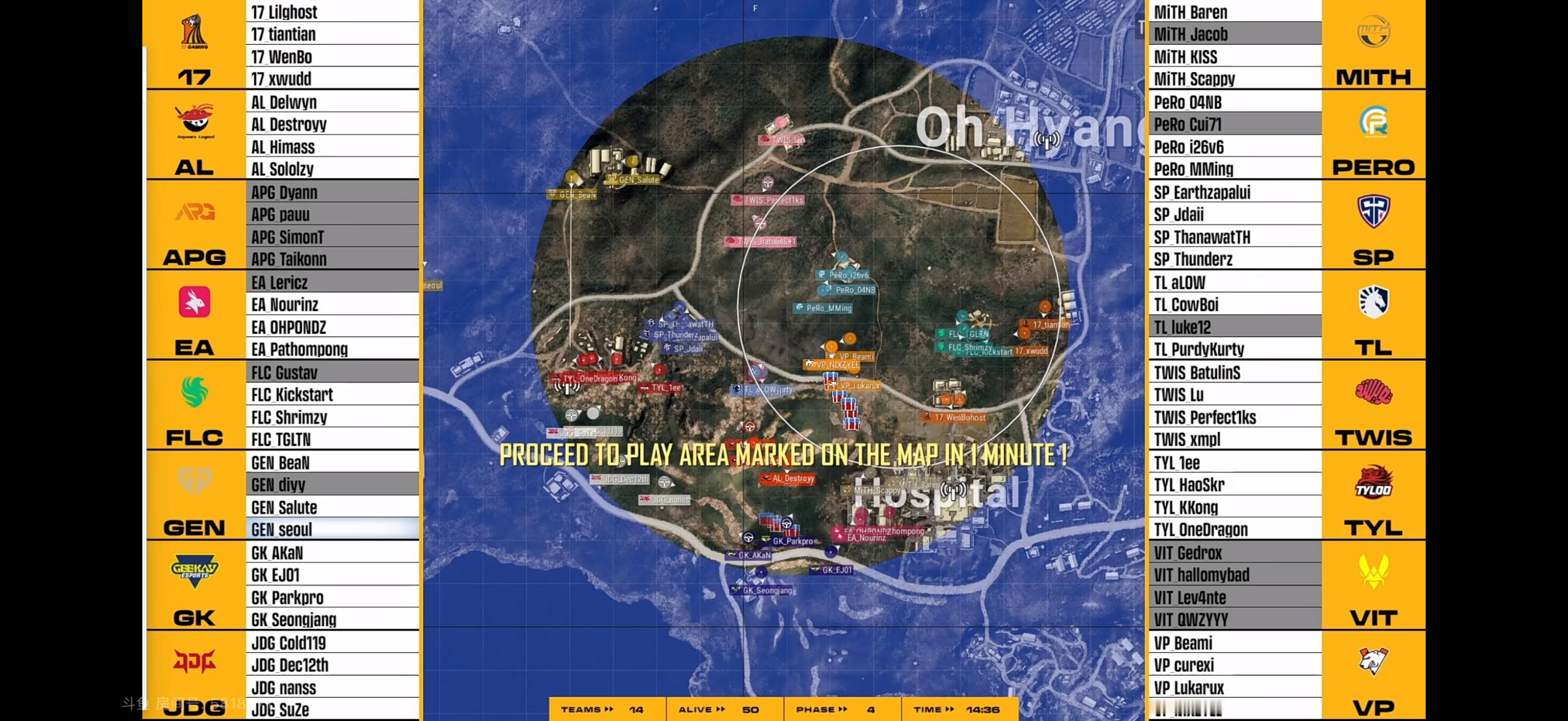 【pgs全球系列赛  PGS7小组赛D1】PeRo泰戈吃鸡 第三局赛况回顾🧐排