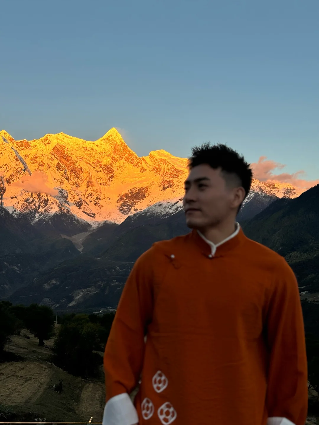 遇之幸也｜南迦巴瓦，日照金山