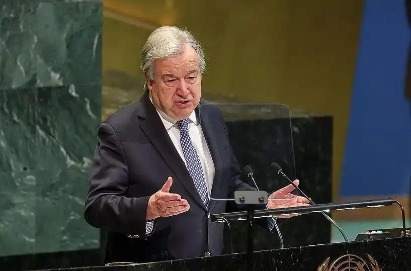 4月8日联合国秘书长古特雷斯毫不避讳地对以色列发起的黎巴嫩全境大规模空袭，表达了