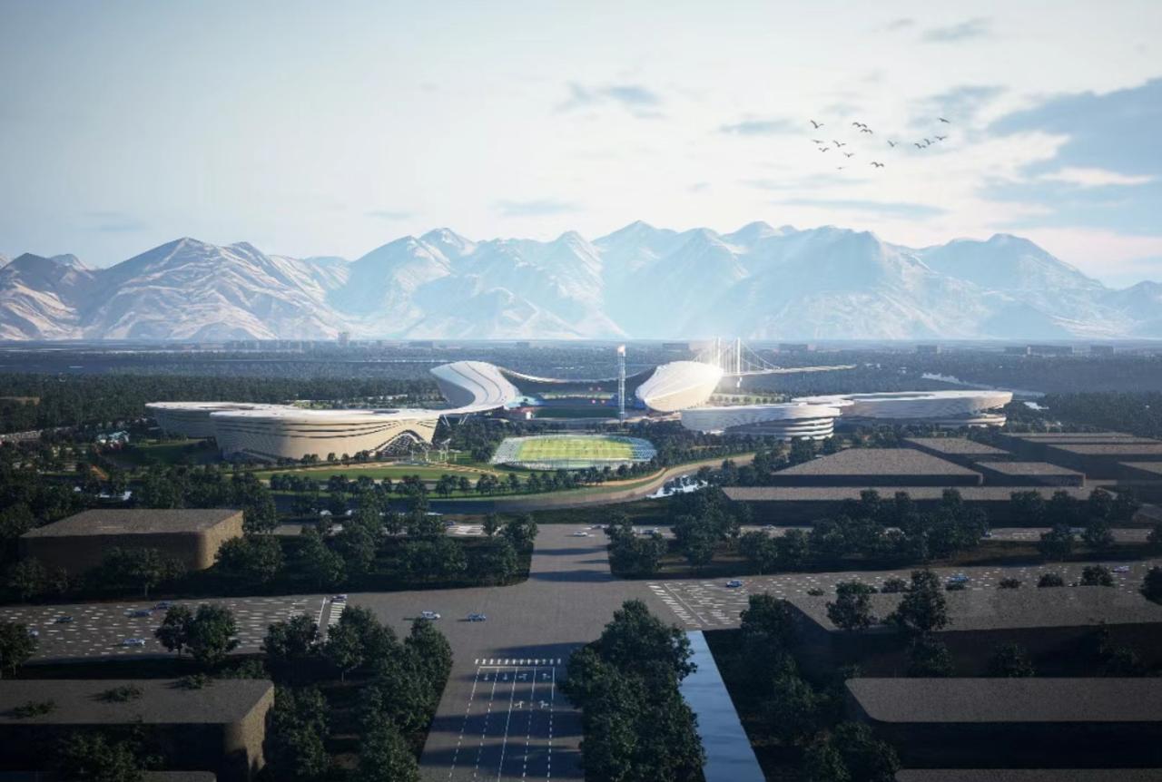 伊犁州体育中心项目启动！
根据规划，新疆伊犁州体育中心占地面积约515亩，主要涉