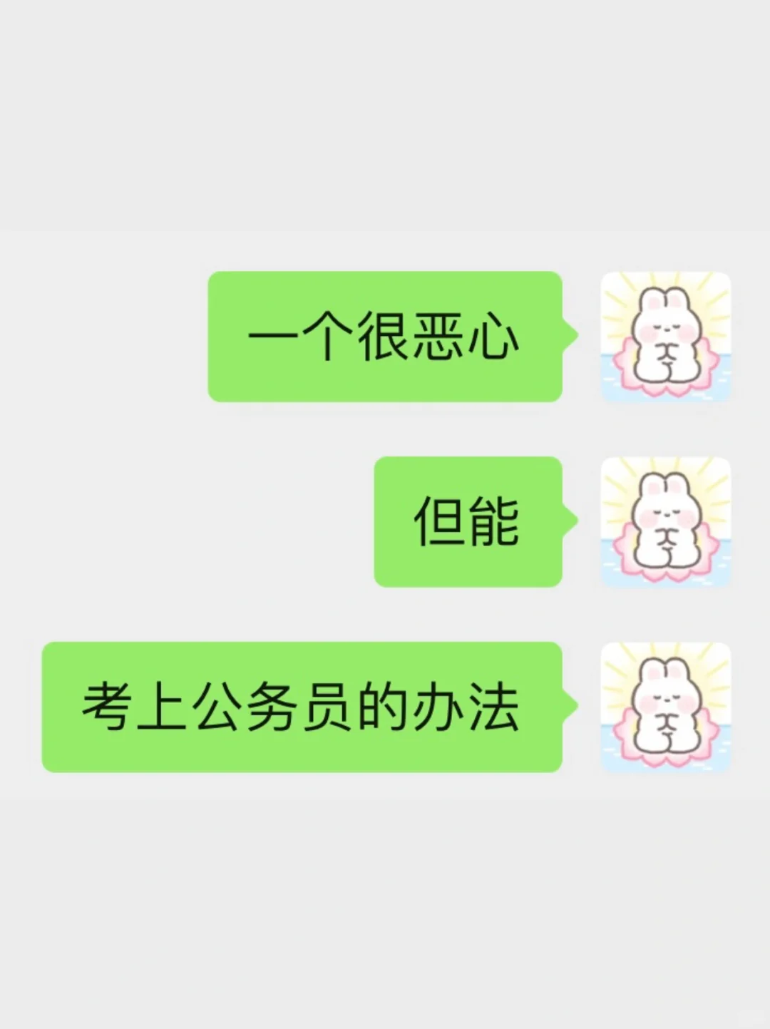 很恶心但能考上公务员