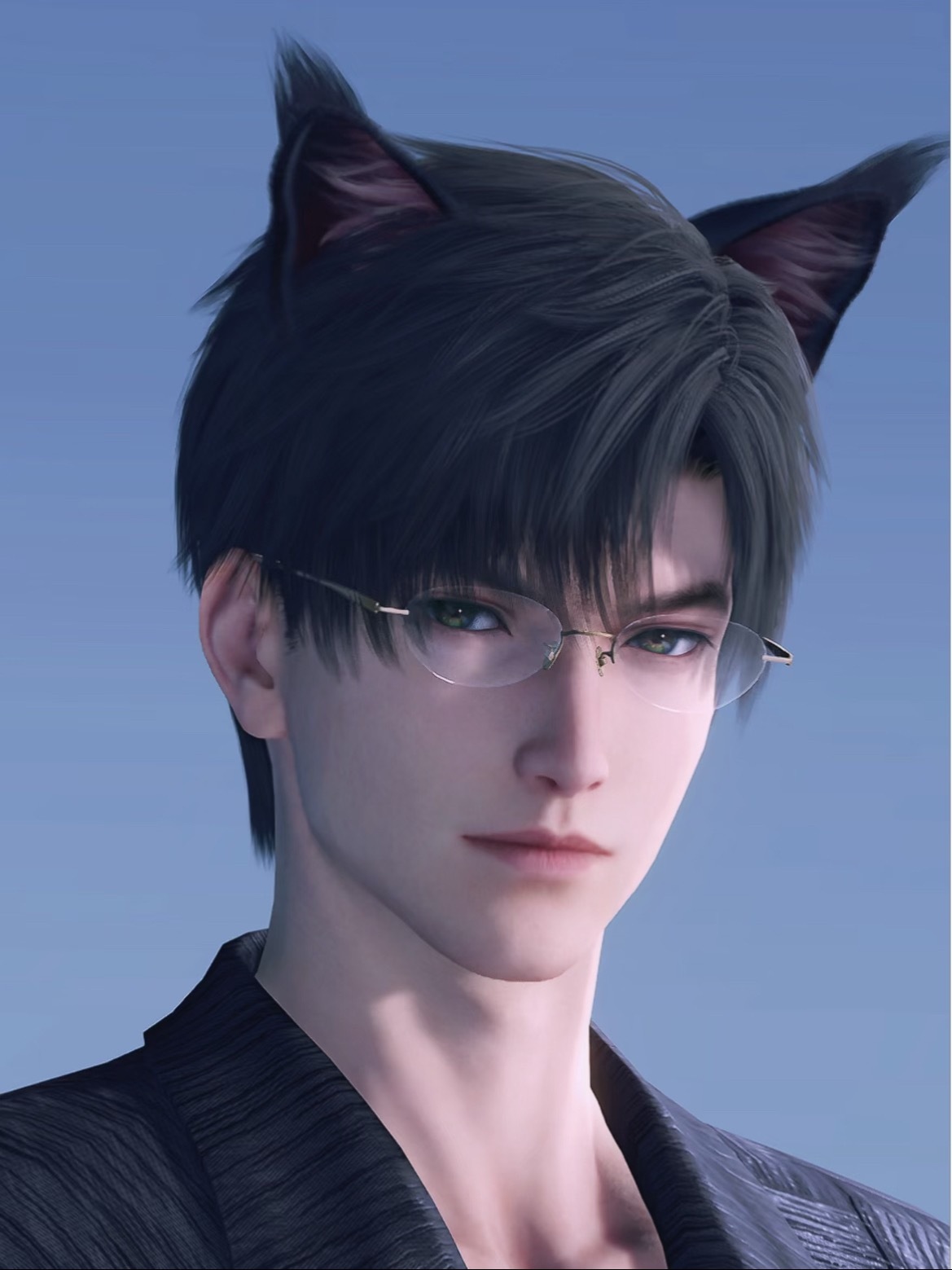 恋与深空此刻游我主宰夏日游趣狂欢季恋与深空 黎猫猫完全是缅因大猫！！太适配了😭