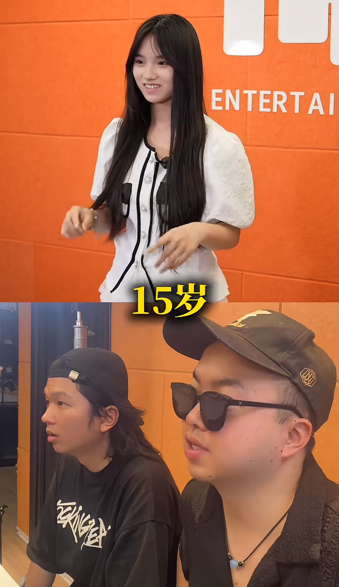 15岁还是个小女孩都给我看哭了她在描述自己偶像时感觉都哽咽了一下 