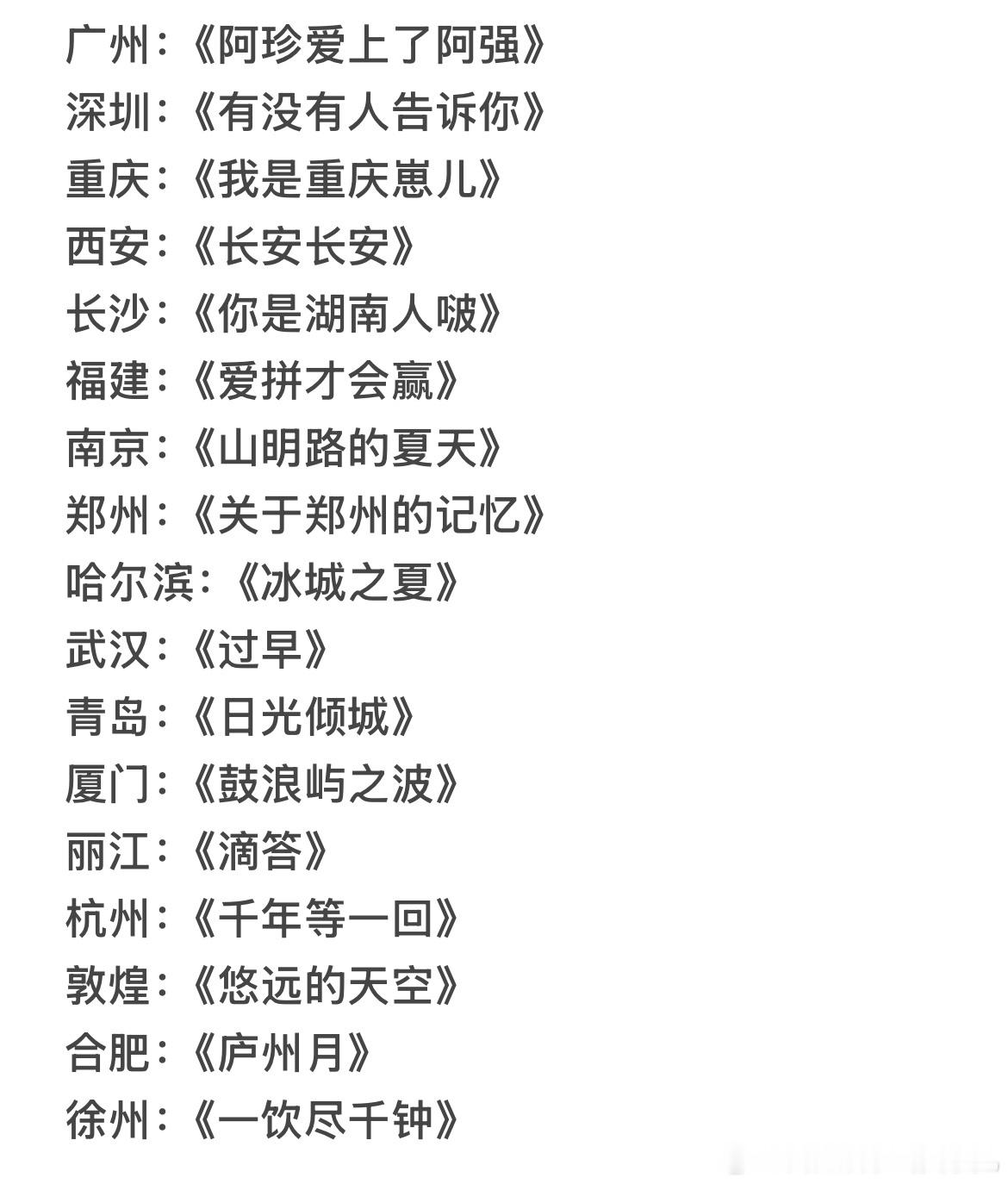 一座城市一首歌，不对！青岛你的市歌应该是《嘎啦歌》吧？“俺叫焦恩俊，想请王心凌哈