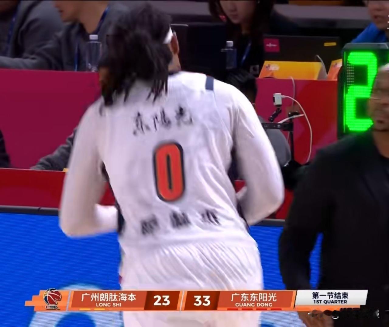 CBA广东德比广东东阳光再胜广州朗肽海本。本赛季双方首次交手，广东东阳光主场以3