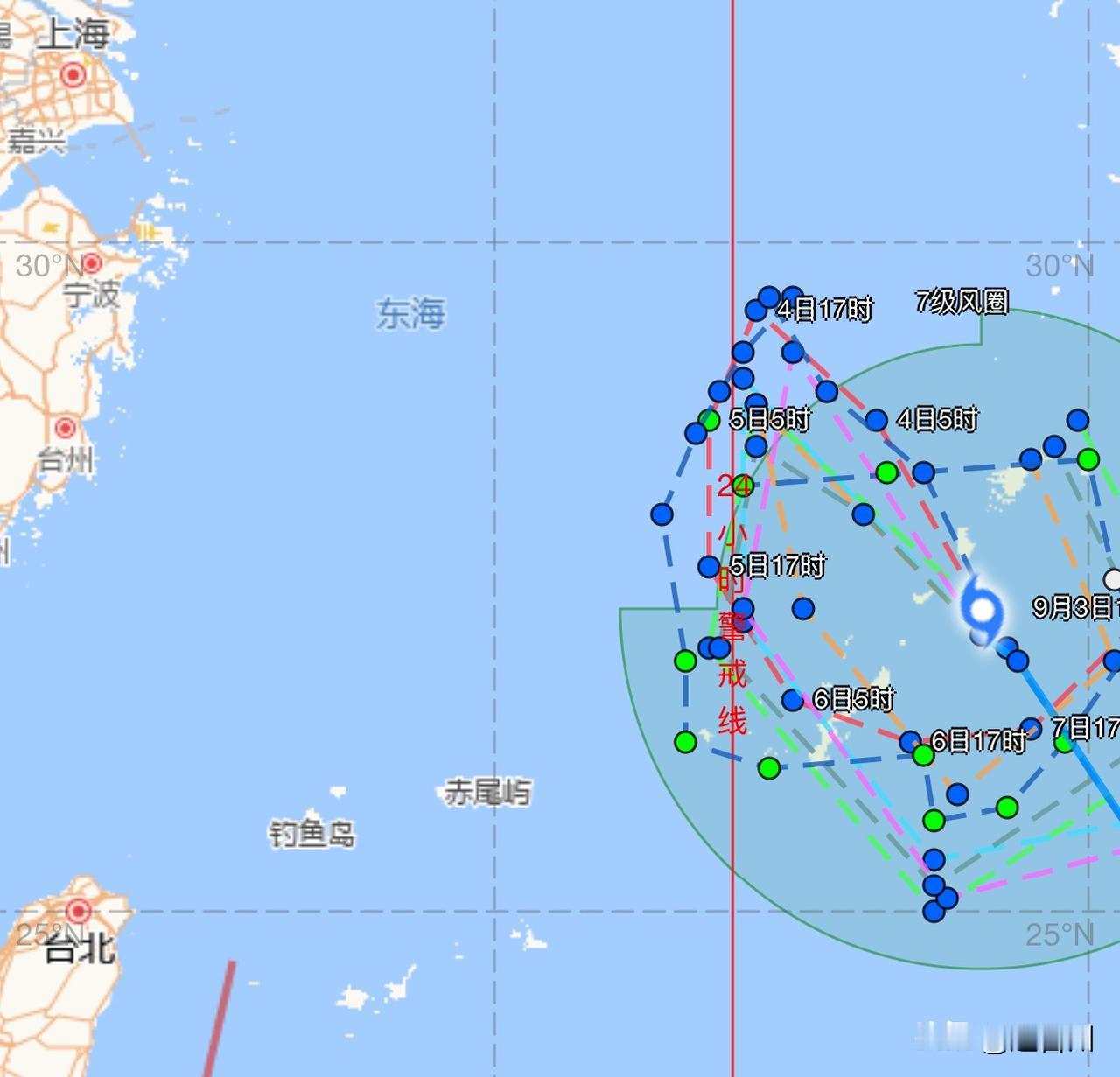 台风科罗旺进入48小时警戒线，行进路线成迷！
截至9月3日17时，台风科罗旺中心