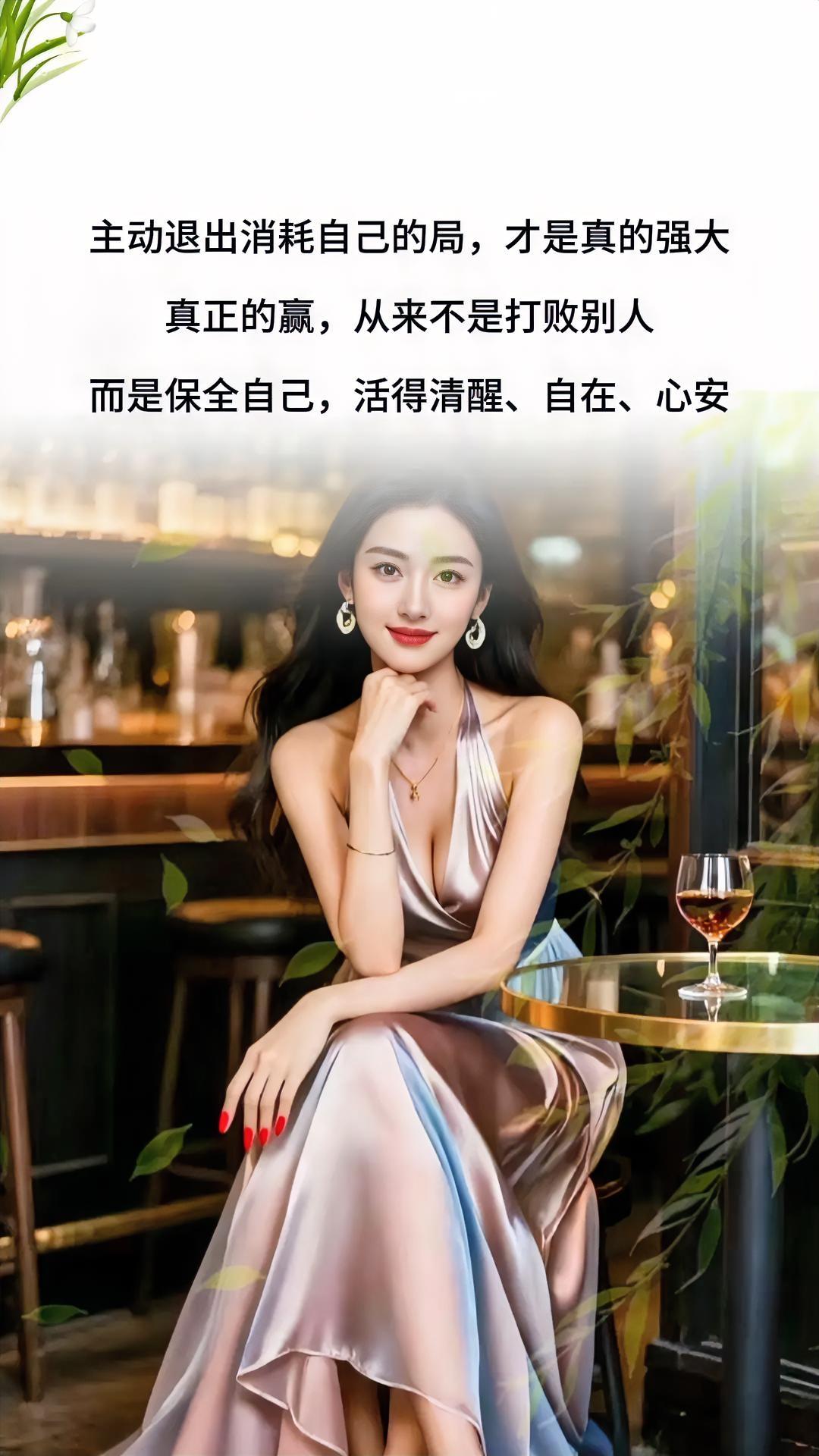 人这一辈子，
烦恼如浮尘，
放下就是自在！

得失皆是天意，
拥有的都是幸运！