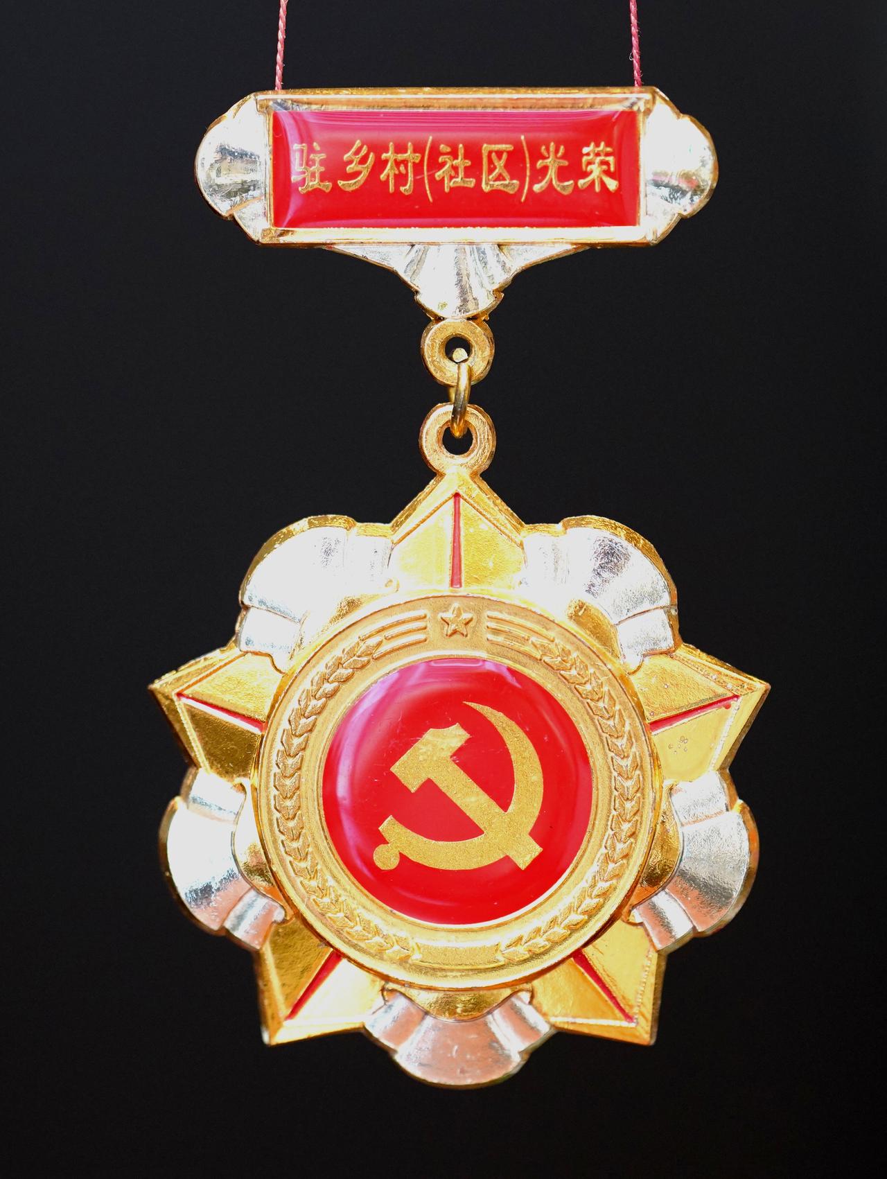 人民的荣誉——每日一奖章（1224）：驻乡村（社区）光荣奖章，中共大桥市委组织部
