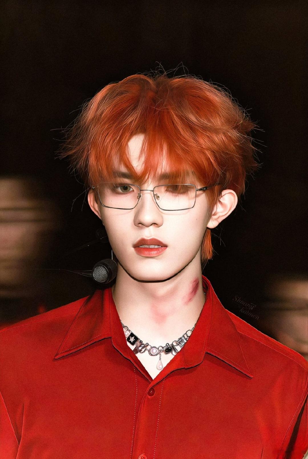 苏新皓染发长得这么爽的吗哥们，像小狐狸一样 