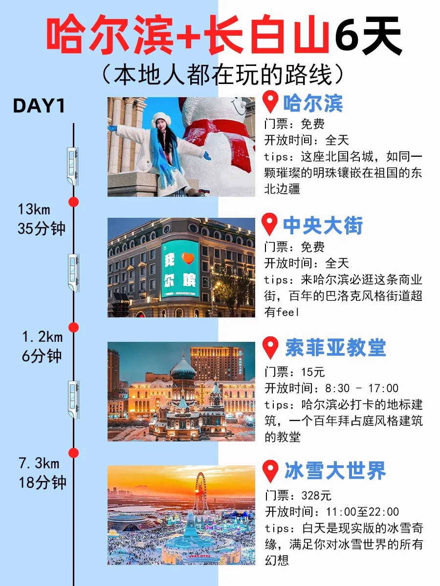 长白山➕延吉6天5晚保姆级攻略‼不踩坑版