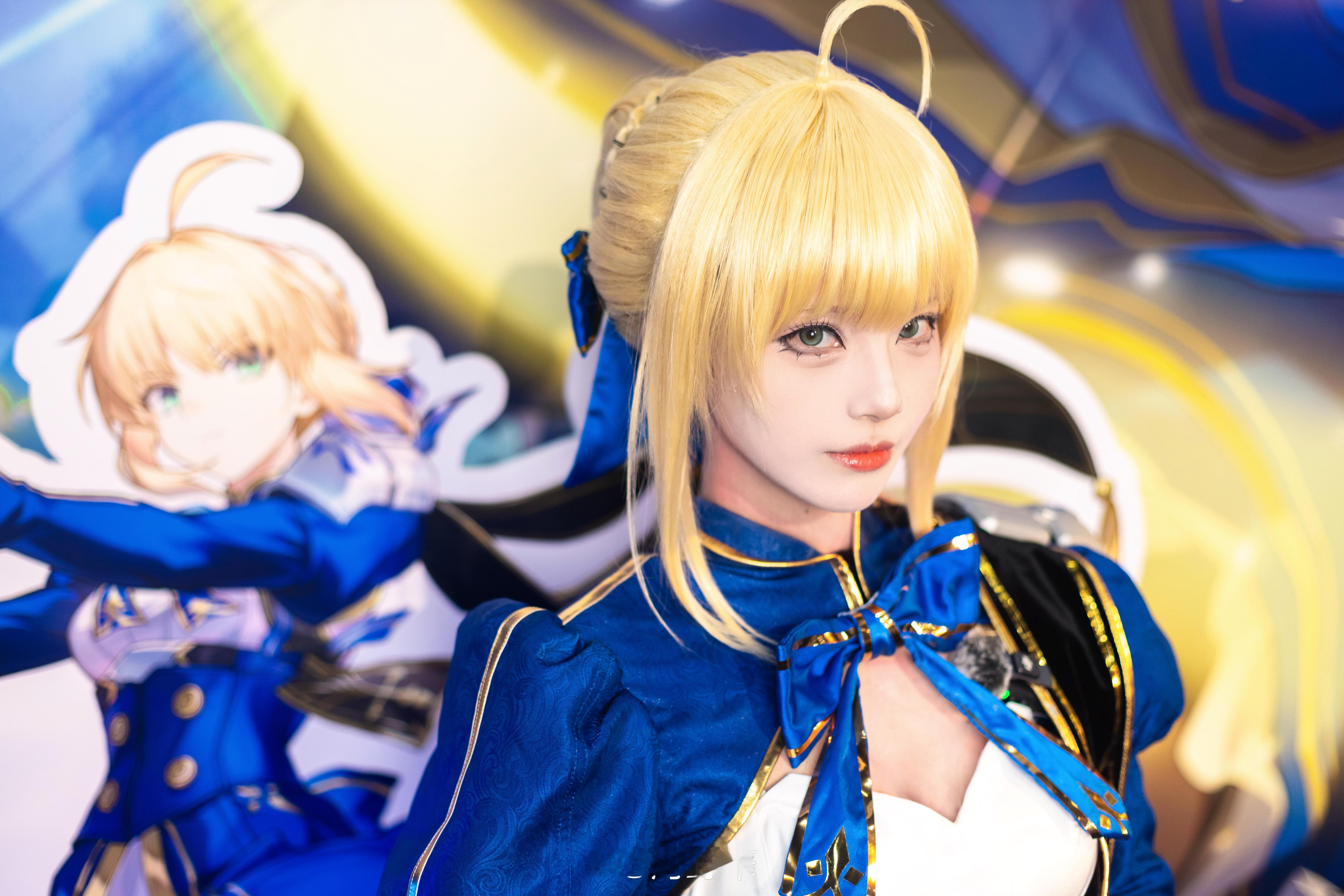 Saber in LA AnimeExpo 第一次参加美国的漫展，感谢铁道的邀请